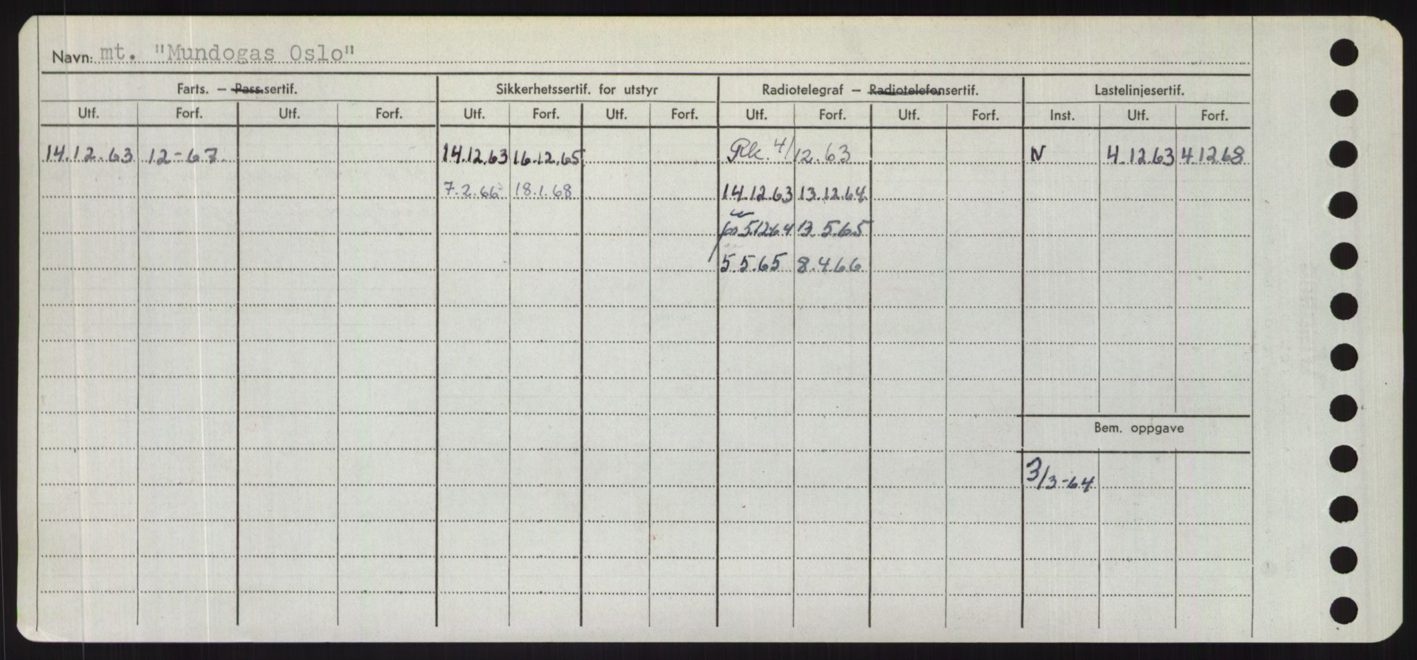 Sjøfartsdirektoratet med forløpere, Skipsmålingen, RA/S-1627/H/Hd/L0025: Fartøy, Min-Mås, p. 374