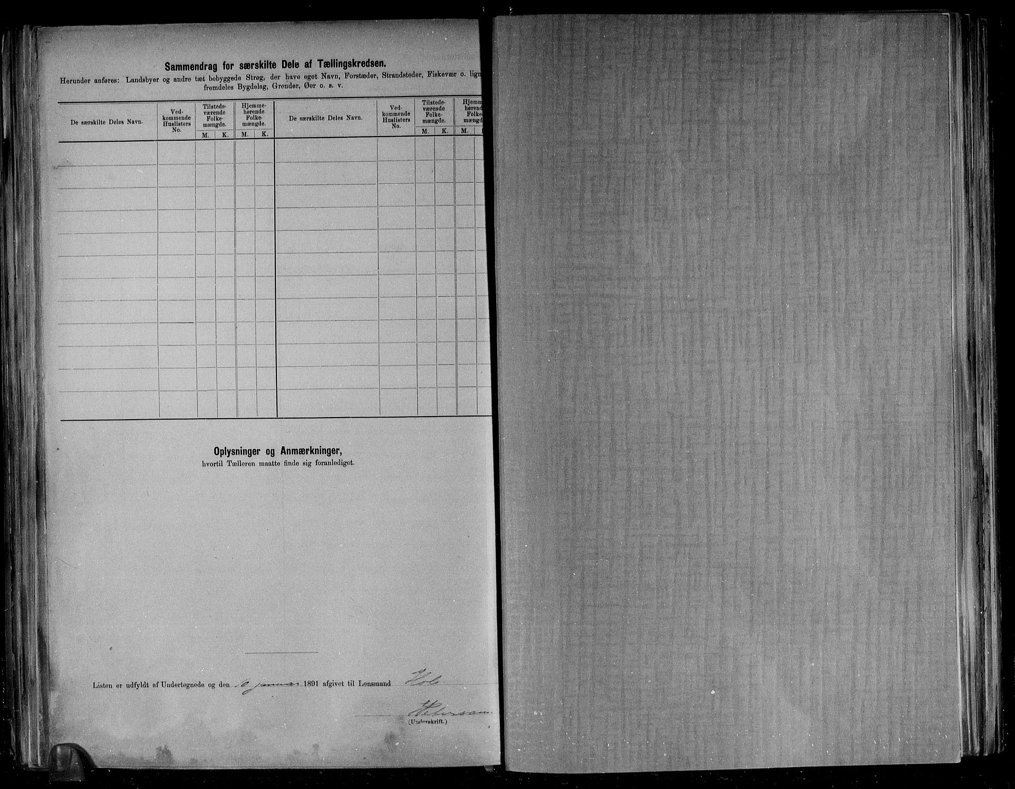 RA, 1891 census for 1543 Nesset, 1891, p. 13