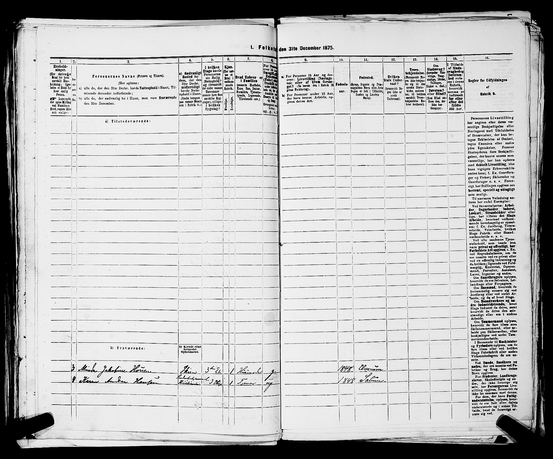 RA, 1875 census for 0301 Kristiania, 1875, p. 3487