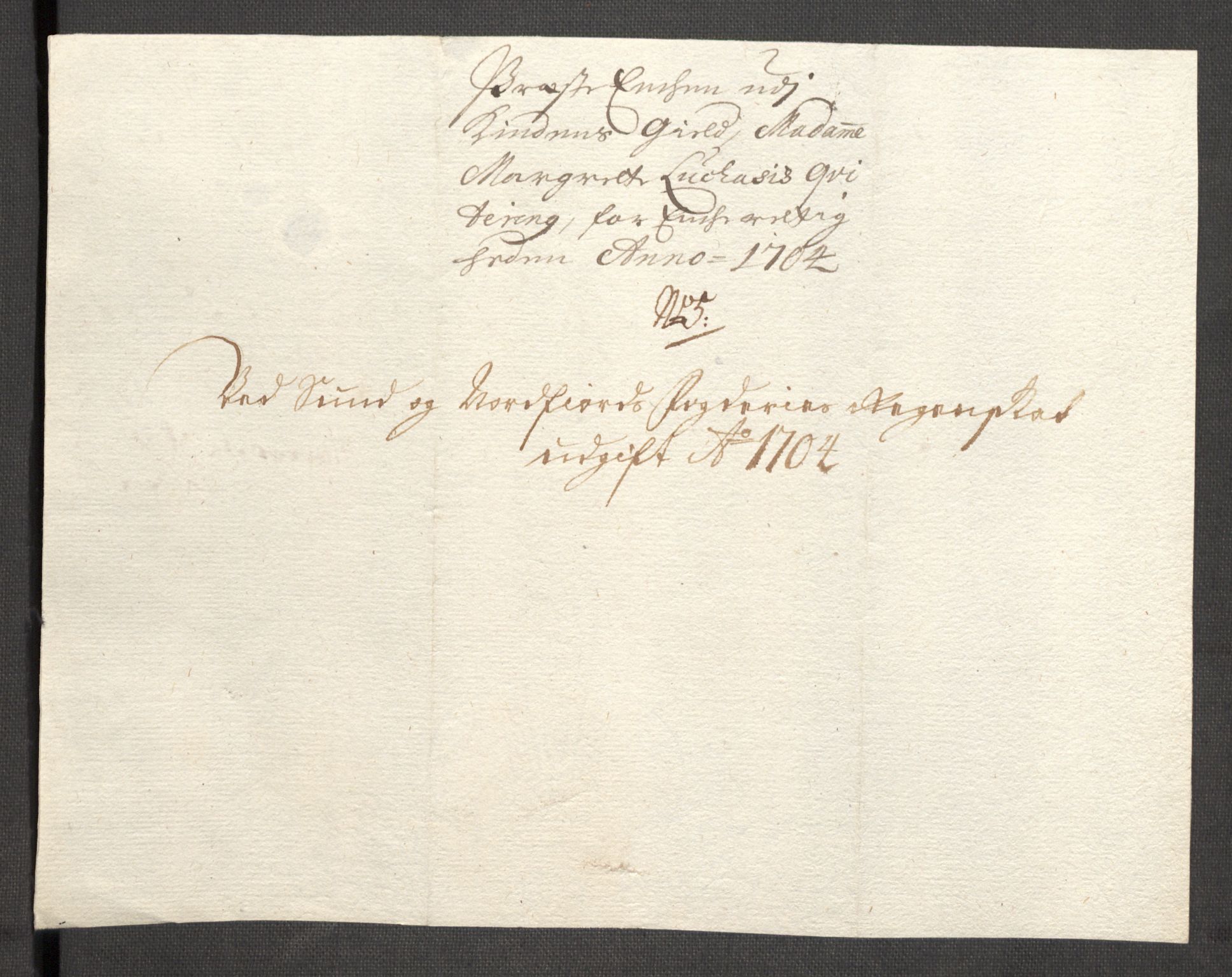 Rentekammeret inntil 1814, Reviderte regnskaper, Fogderegnskap, RA/EA-4092/R53/L3428: Fogderegnskap Sunn- og Nordfjord, 1704, p. 252