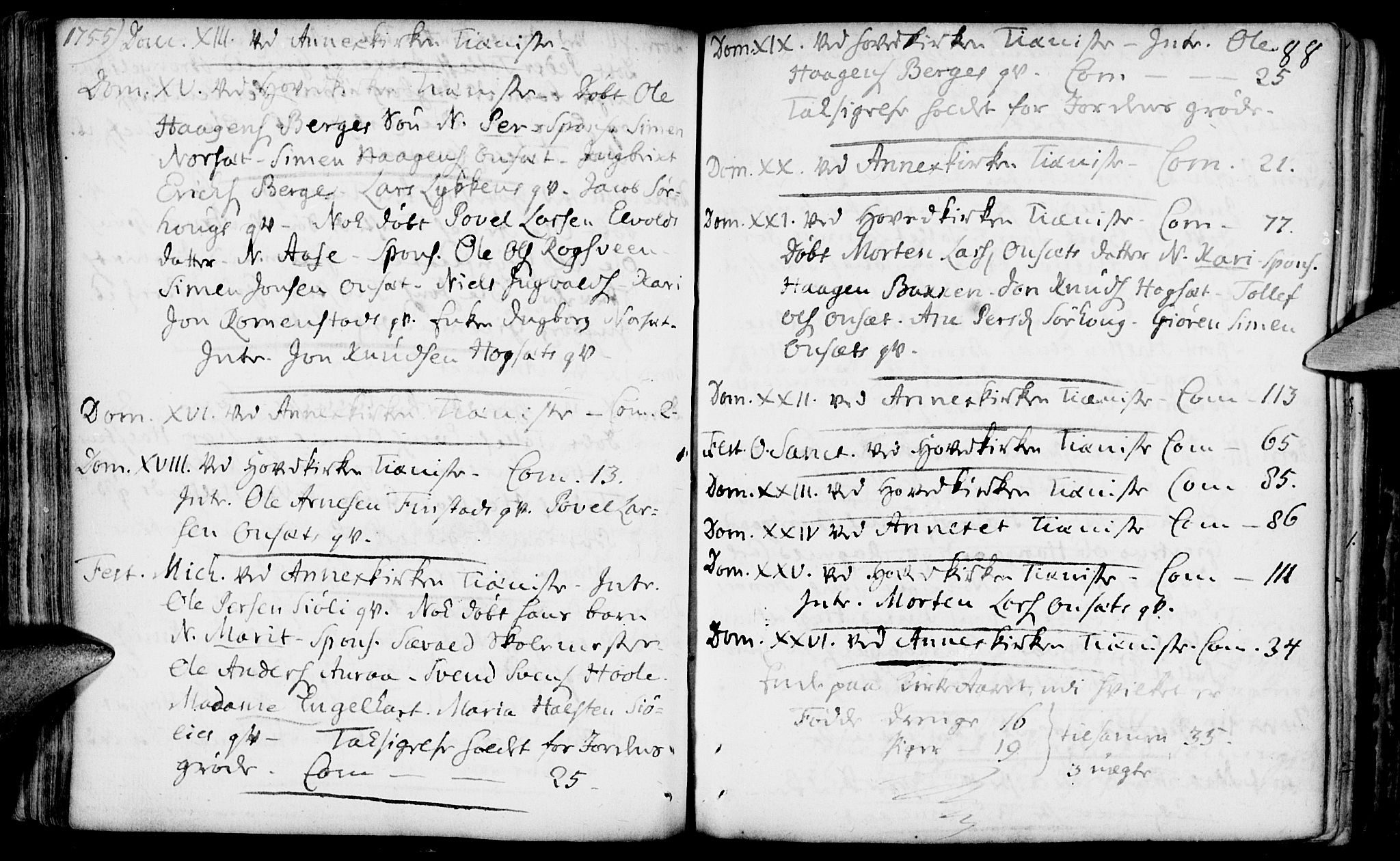 Rendalen prestekontor, SAH/PREST-054/H/Ha/Haa/L0001: Parish register (official) no. 1, 1733-1787, p. 88