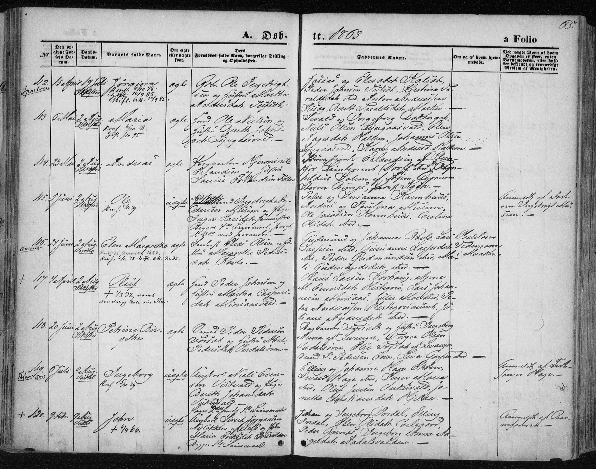 Ministerialprotokoller, klokkerbøker og fødselsregistre - Nord-Trøndelag, AV/SAT-A-1458/723/L0241: Parish register (official) no. 723A10, 1860-1869, p. 65