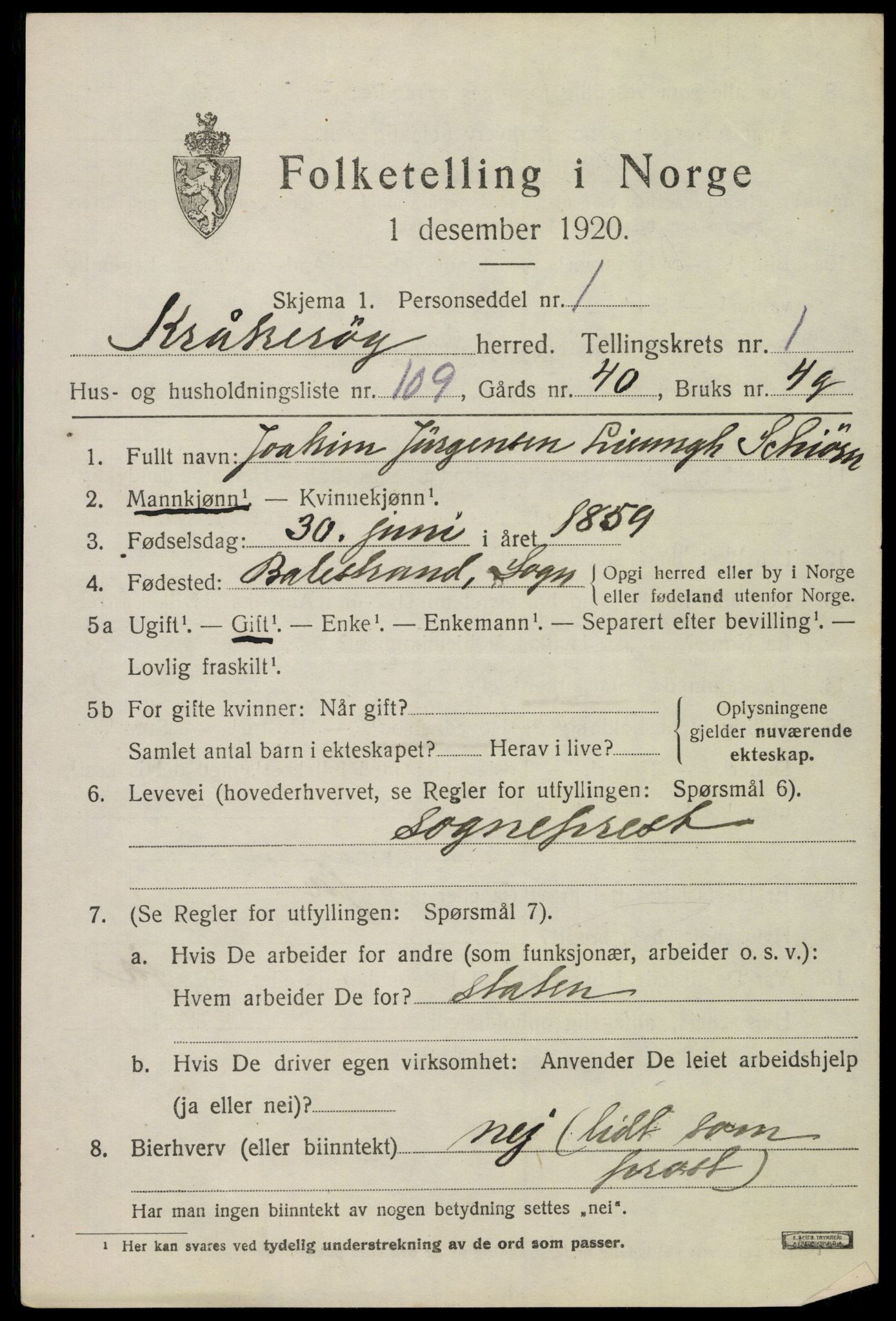 SAO, 1920 census for Kråkerøy, 1920, p. 2584