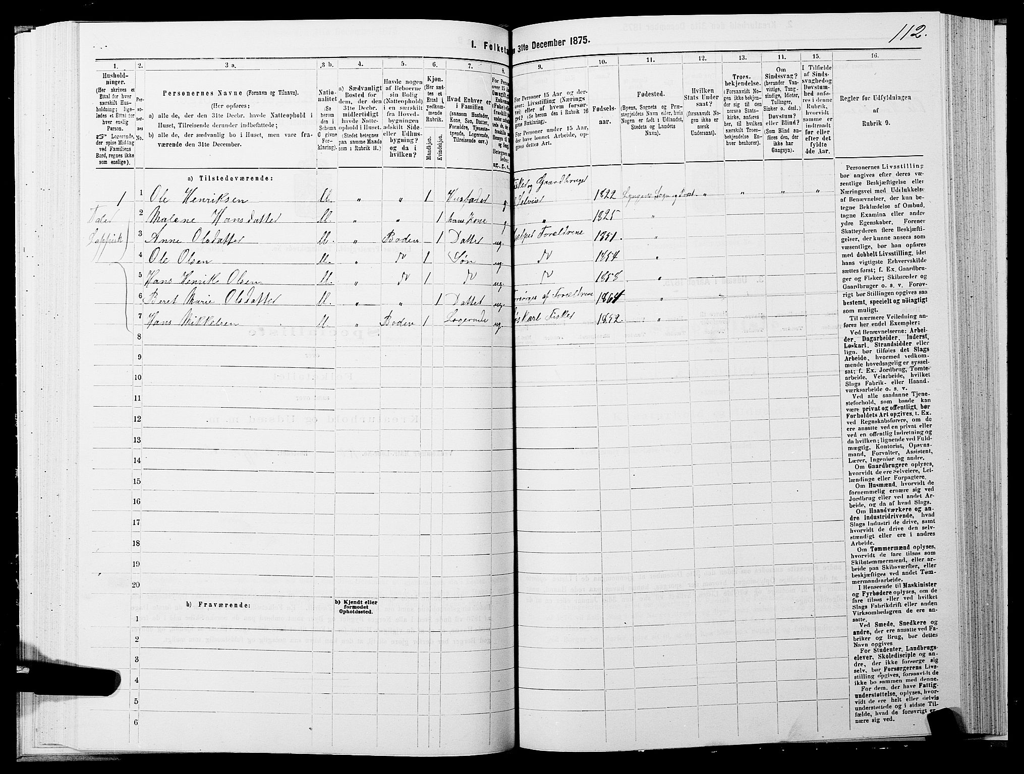 SATØ, 1875 census for 1938P Lyngen, 1875, p. 2112