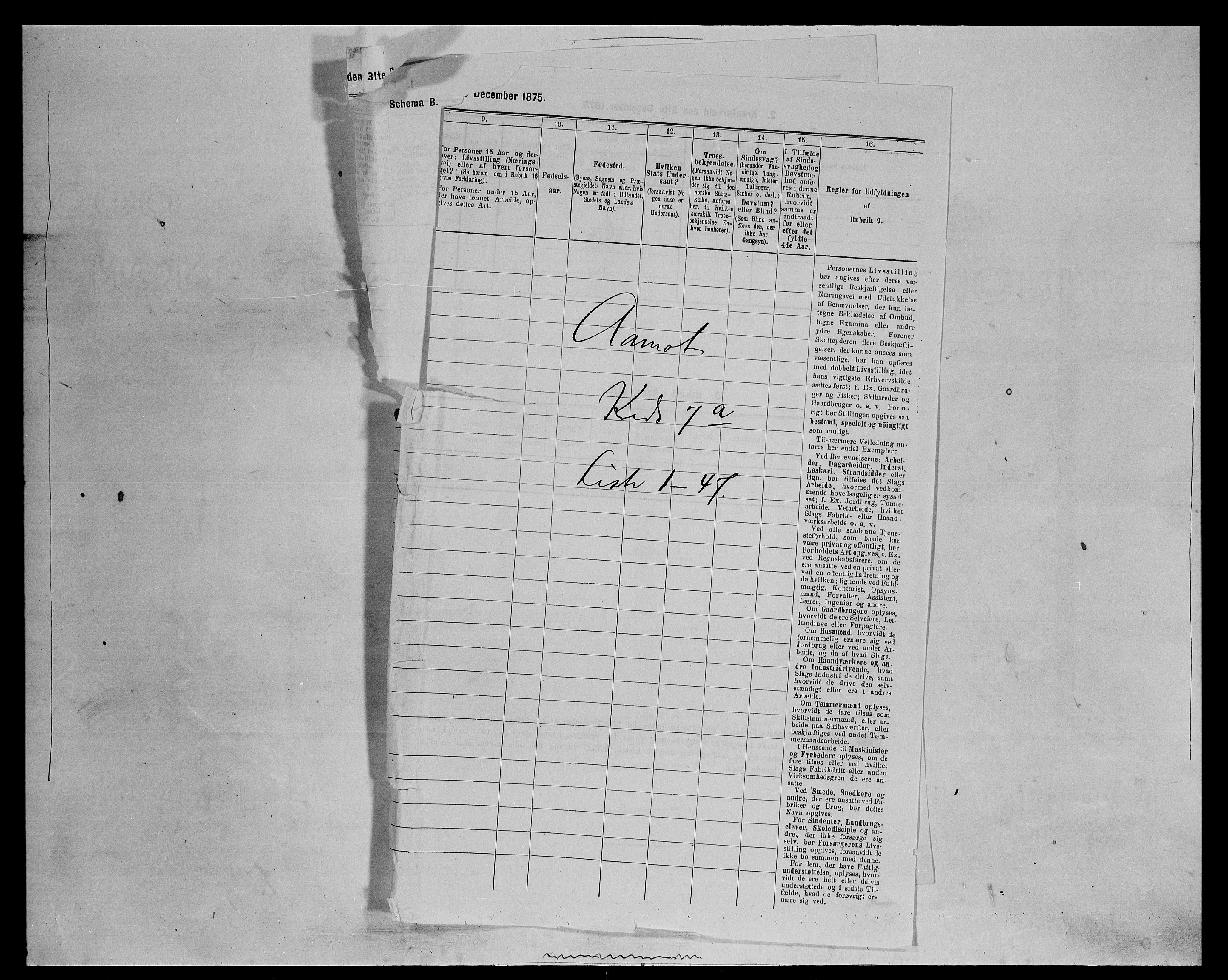 SAH, 1875 census for 0429P Åmot, 1875, p. 1005