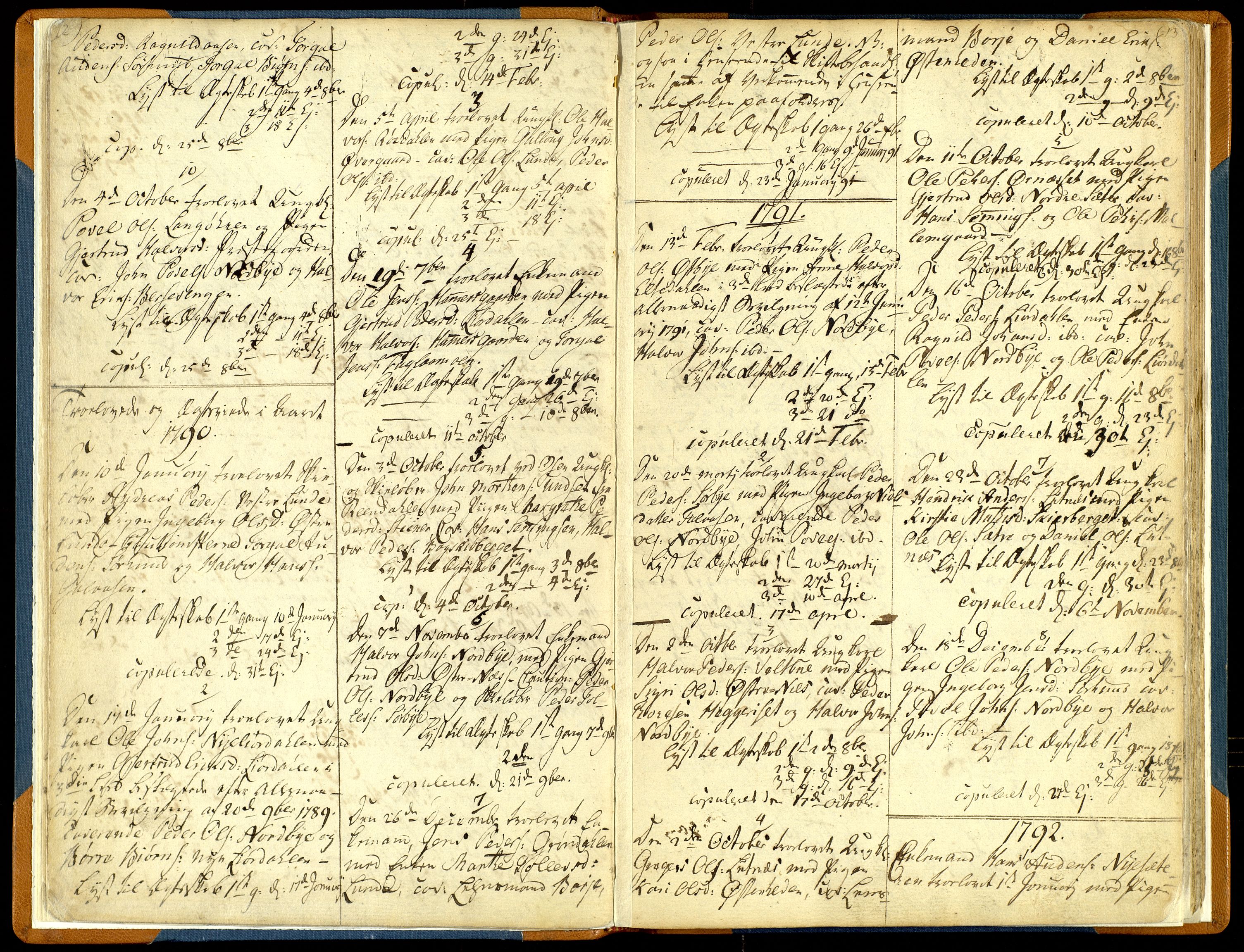 Trysil prestekontor, SAH/PREST-046/H/Ha/Haa/L0001: Parish register (official) no. 1, 1781-1800, p. 12-13
