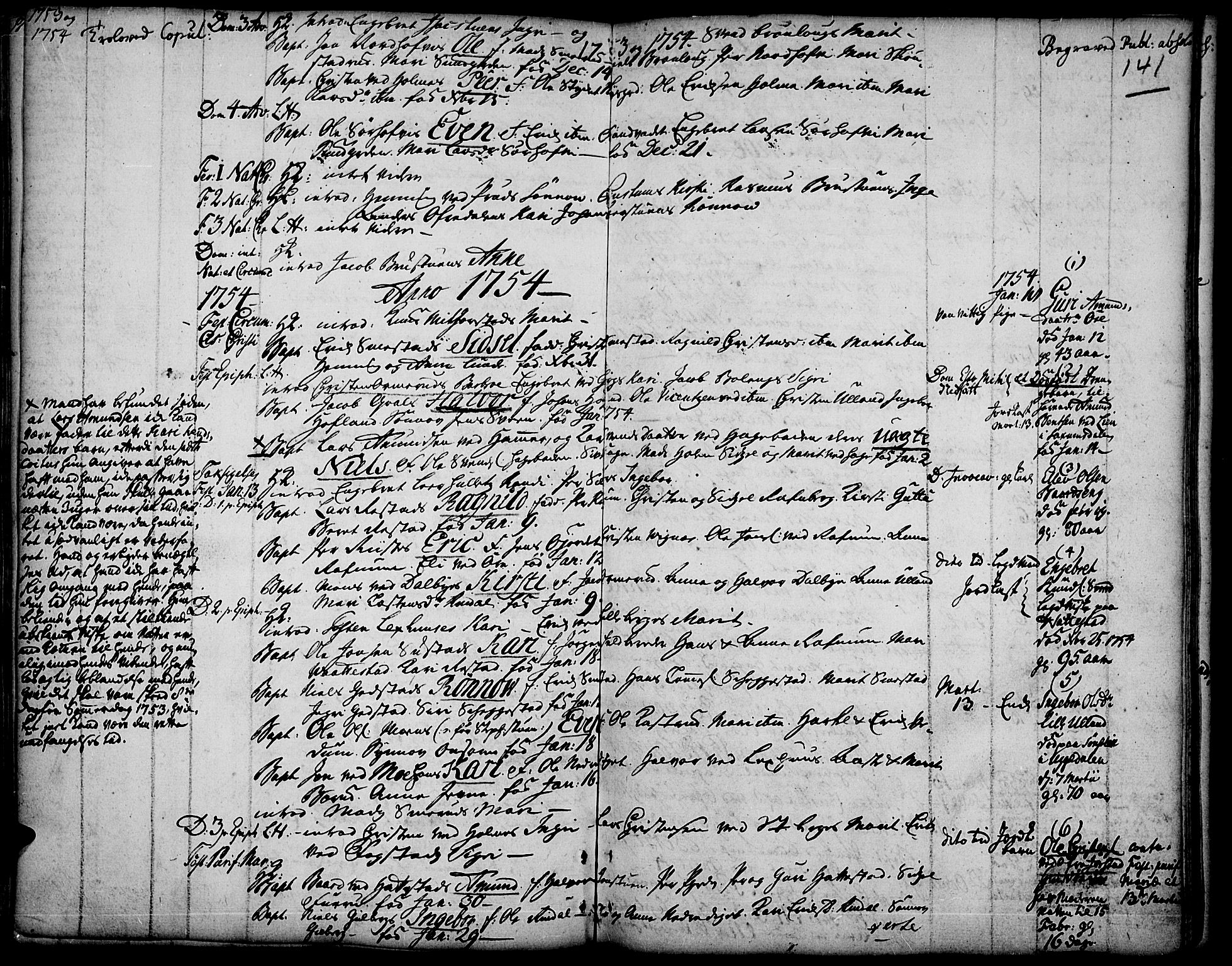 Fåberg prestekontor, SAH/PREST-086/H/Ha/Haa/L0001: Parish register (official) no. 1, 1727-1775, p. 141
