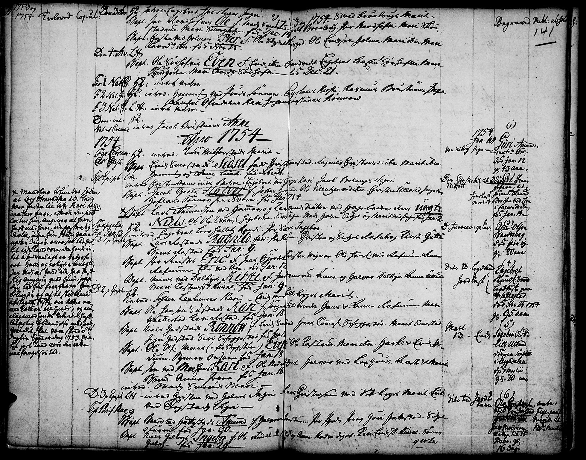 Fåberg prestekontor, AV/SAH-PREST-086/H/Ha/Haa/L0001: Parish register (official) no. 1, 1727-1775, p. 141