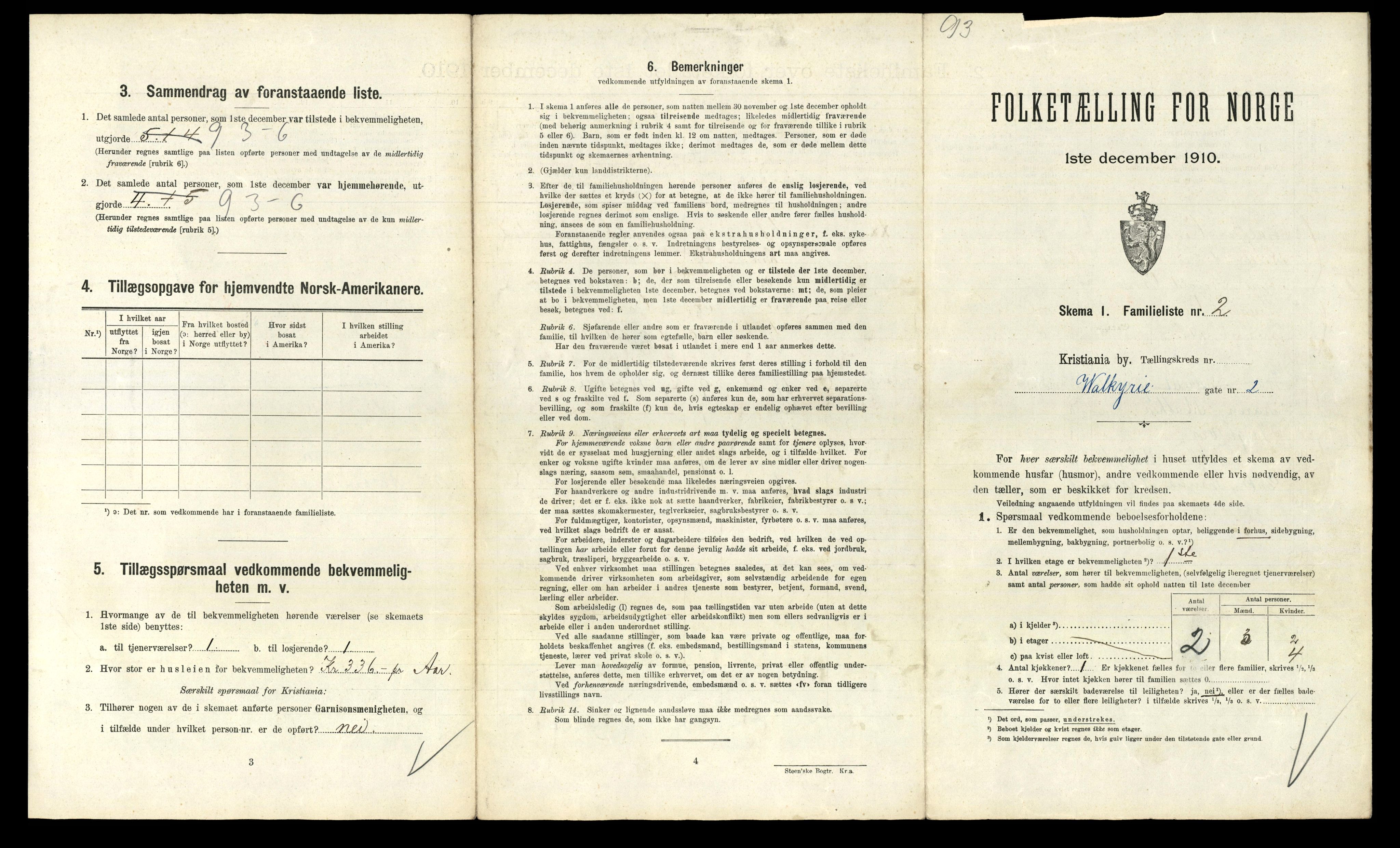 RA, 1910 census for Kristiania, 1910, p. 116667