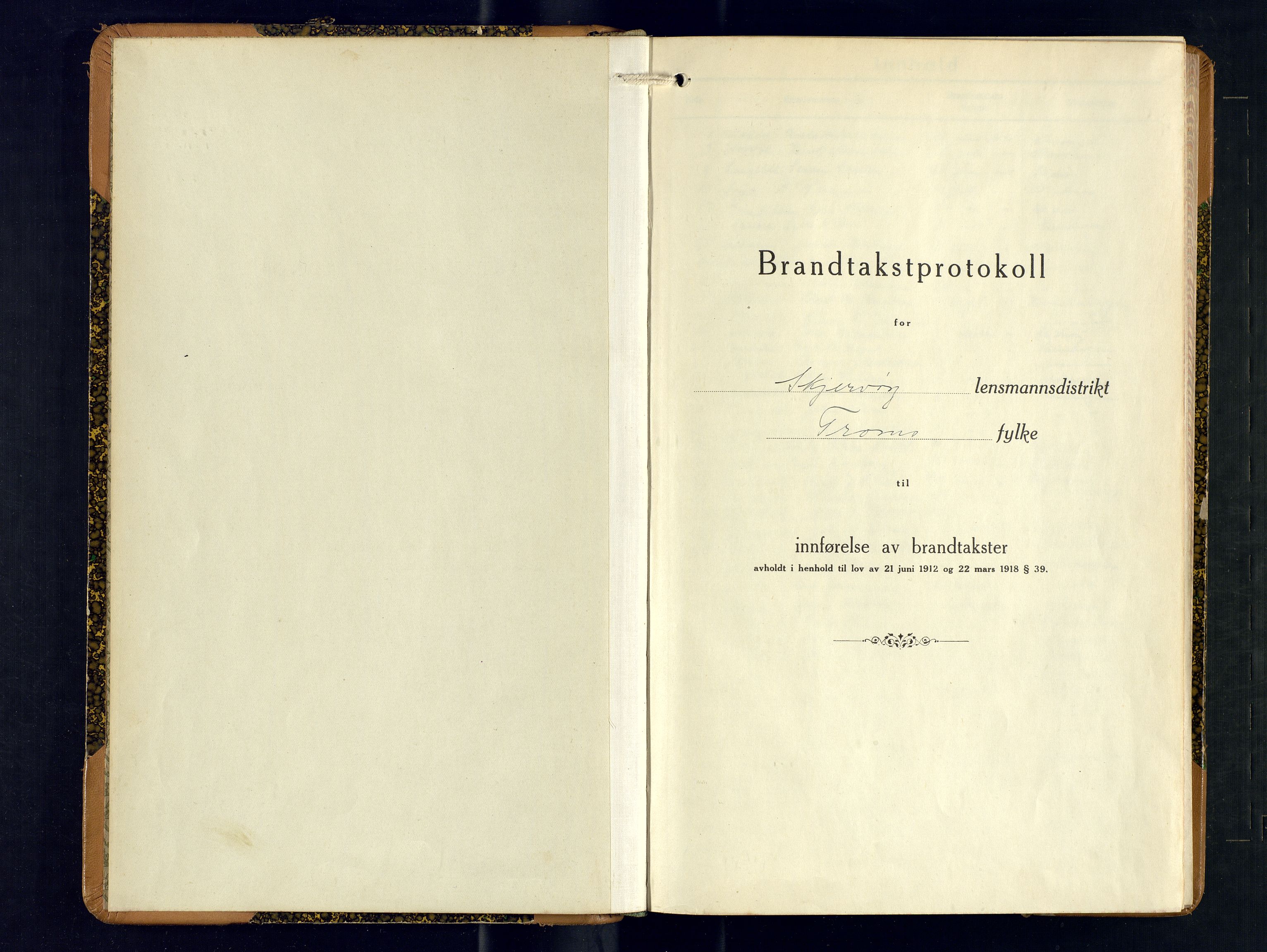 Skjervøy lensmannskontor, SATØ/SATØ-63/F/Fu/Fub/L0263: Branntakstprotokoll (S), 1931-1933