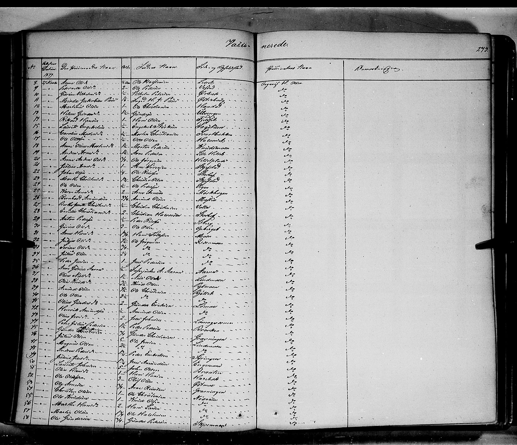 Elverum prestekontor, AV/SAH-PREST-044/H/Ha/Haa/L0009: Parish register (official) no. 9, 1843-1856, p. 273