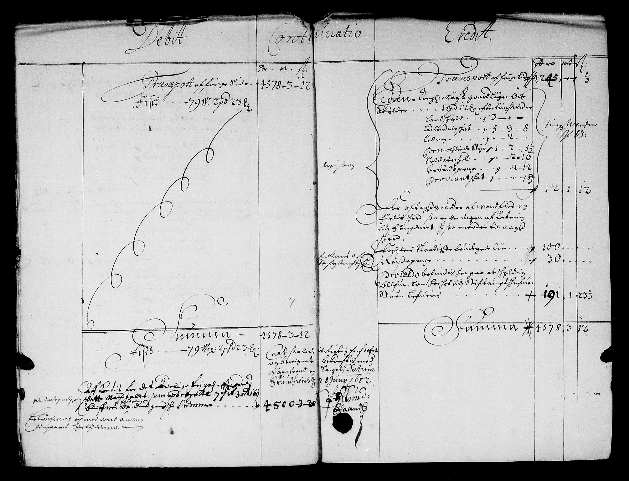 Rentekammeret inntil 1814, Reviderte regnskaper, Stiftamtstueregnskaper, Trondheim stiftamt og Nordland amt, AV/RA-EA-6044/R/Rf/L0059: Trondheim stiftamt, 1680