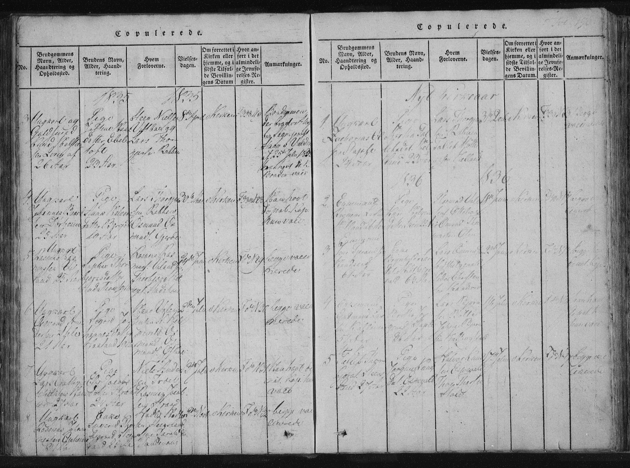 Vikedal sokneprestkontor, AV/SAST-A-101840/01/IV: Parish register (official) no. A 4, 1816-1850, p. 196