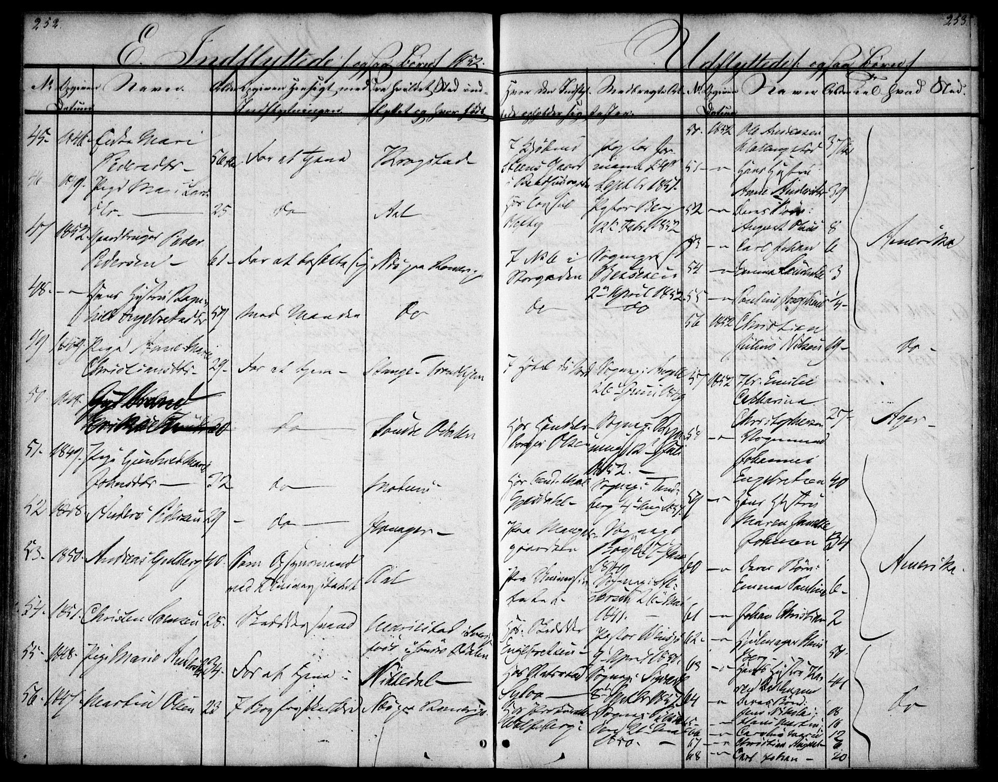Oslo domkirke Kirkebøker, AV/SAO-A-10752/F/Fa/L0028: Parish register (official) no. 28, 1840-1876, p. 252-253