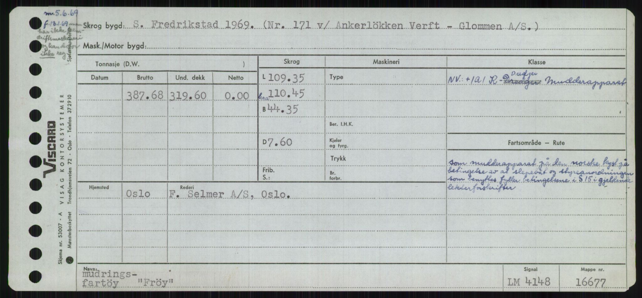 Sjøfartsdirektoratet med forløpere, Skipsmålingen, AV/RA-S-1627/H/Ha/L0002/0001: Fartøy, Eik-Hill / Fartøy, Eik-F, p. 845