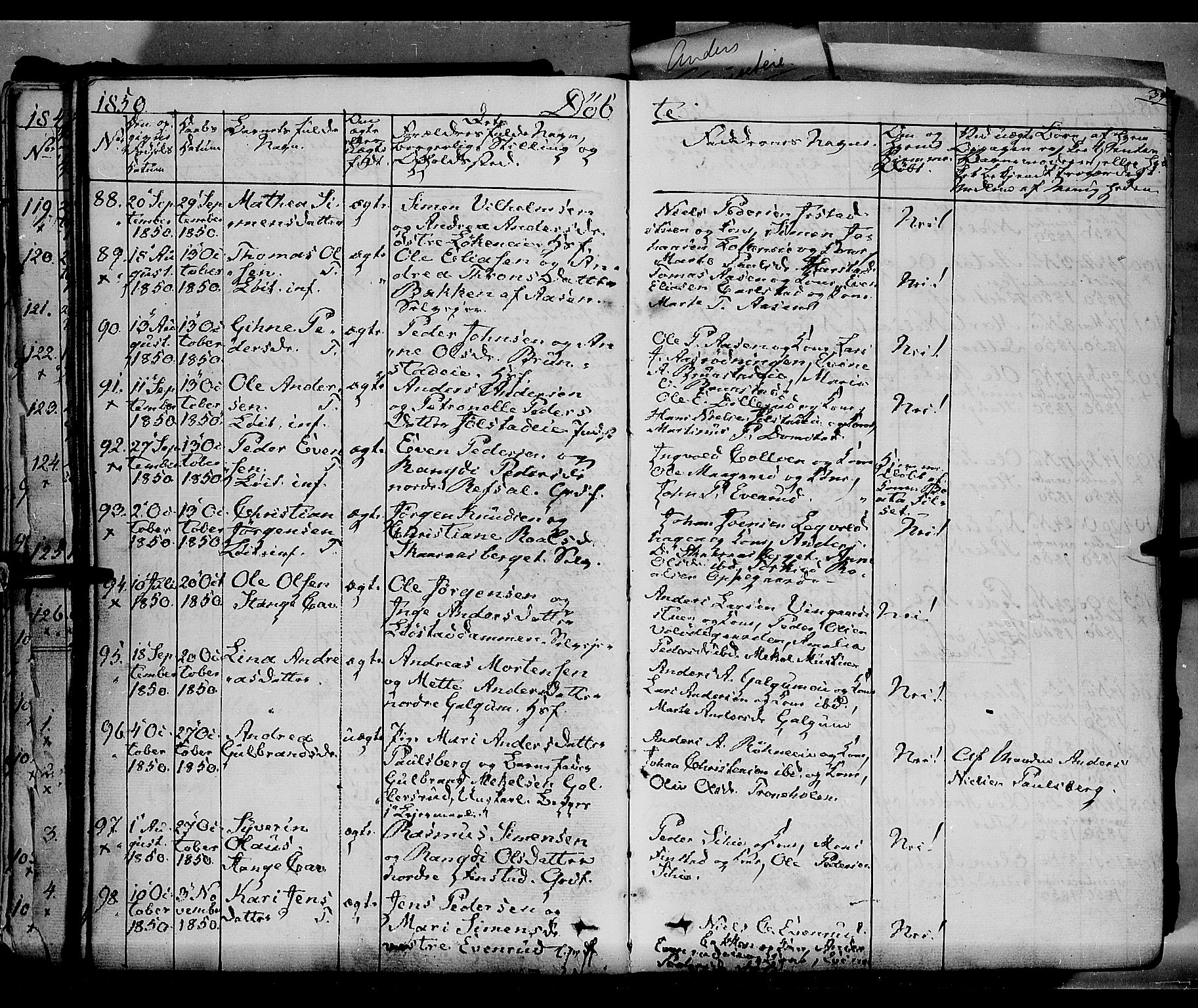 Romedal prestekontor, AV/SAH-PREST-004/K/L0004: Parish register (official) no. 4, 1847-1861, p. 39