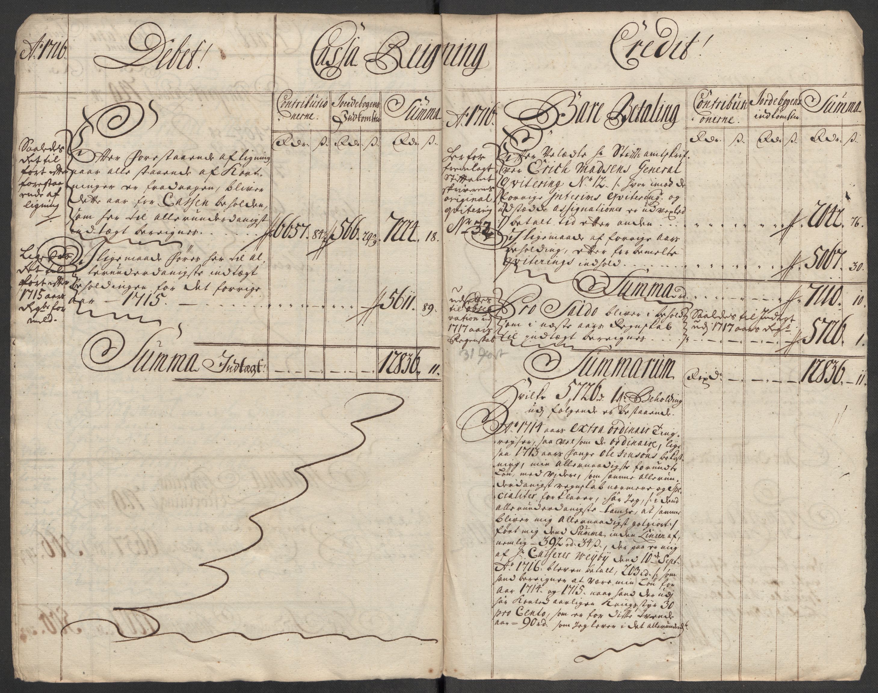 Rentekammeret inntil 1814, Reviderte regnskaper, Fogderegnskap, RA/EA-4092/R57/L3864: Fogderegnskap Fosen, 1716, p. 13