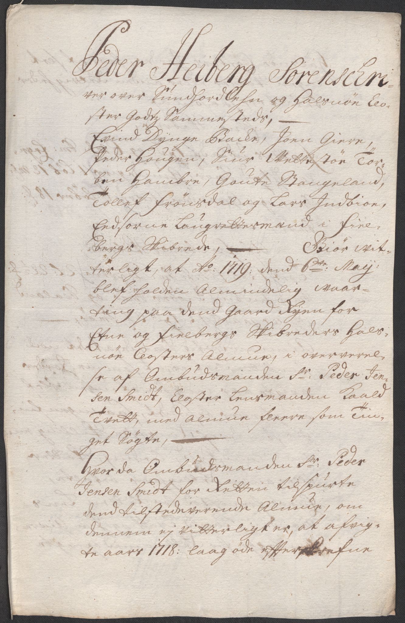 Rentekammeret inntil 1814, Reviderte regnskaper, Fogderegnskap, AV/RA-EA-4092/R48/L2996: Fogderegnskap Sunnhordland og Hardanger, 1718, p. 22