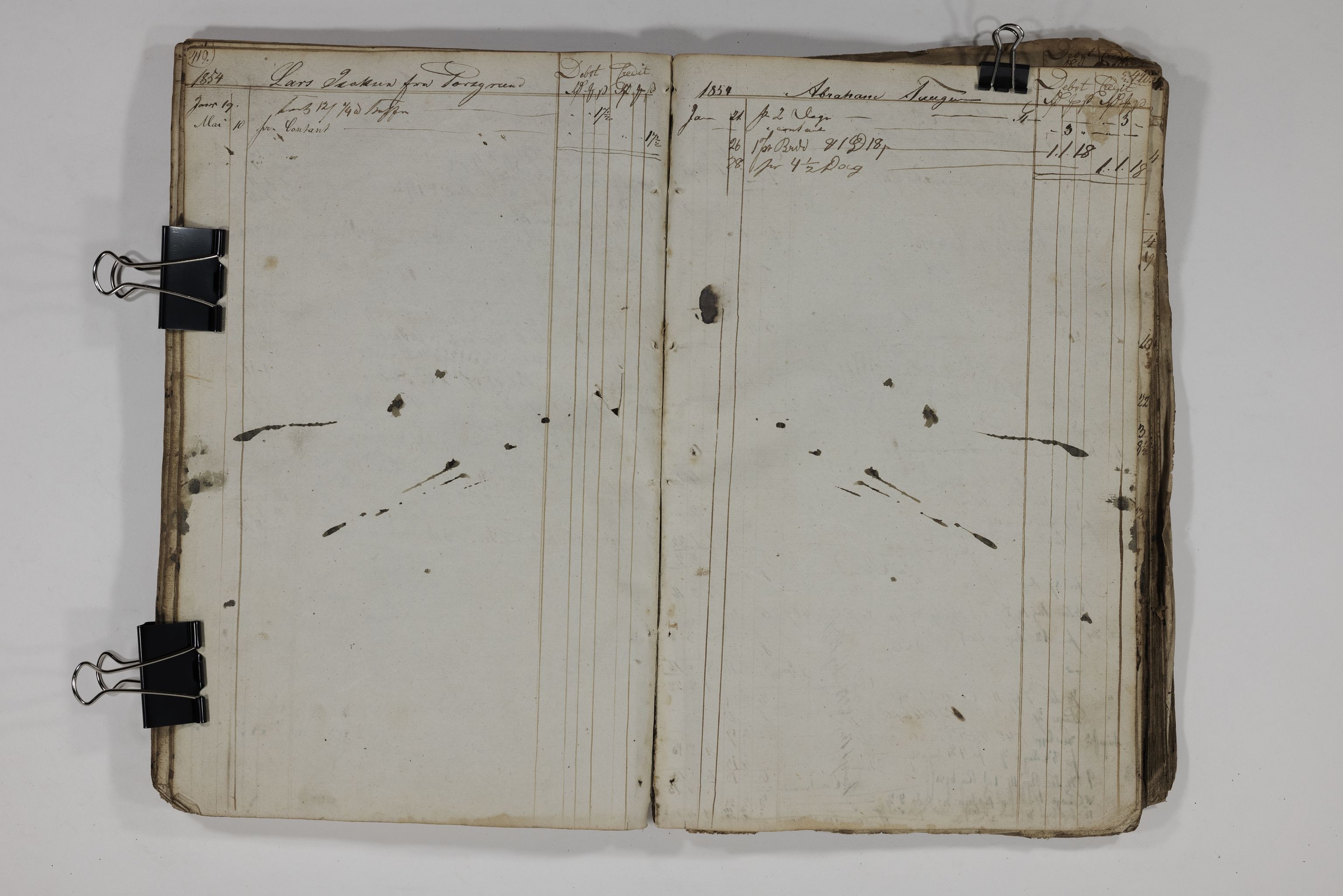 Blehr/ Kjellestad, TEMU/TGM-A-1212/R/Rl/L0012: Klad, 1853-1854, p. 23