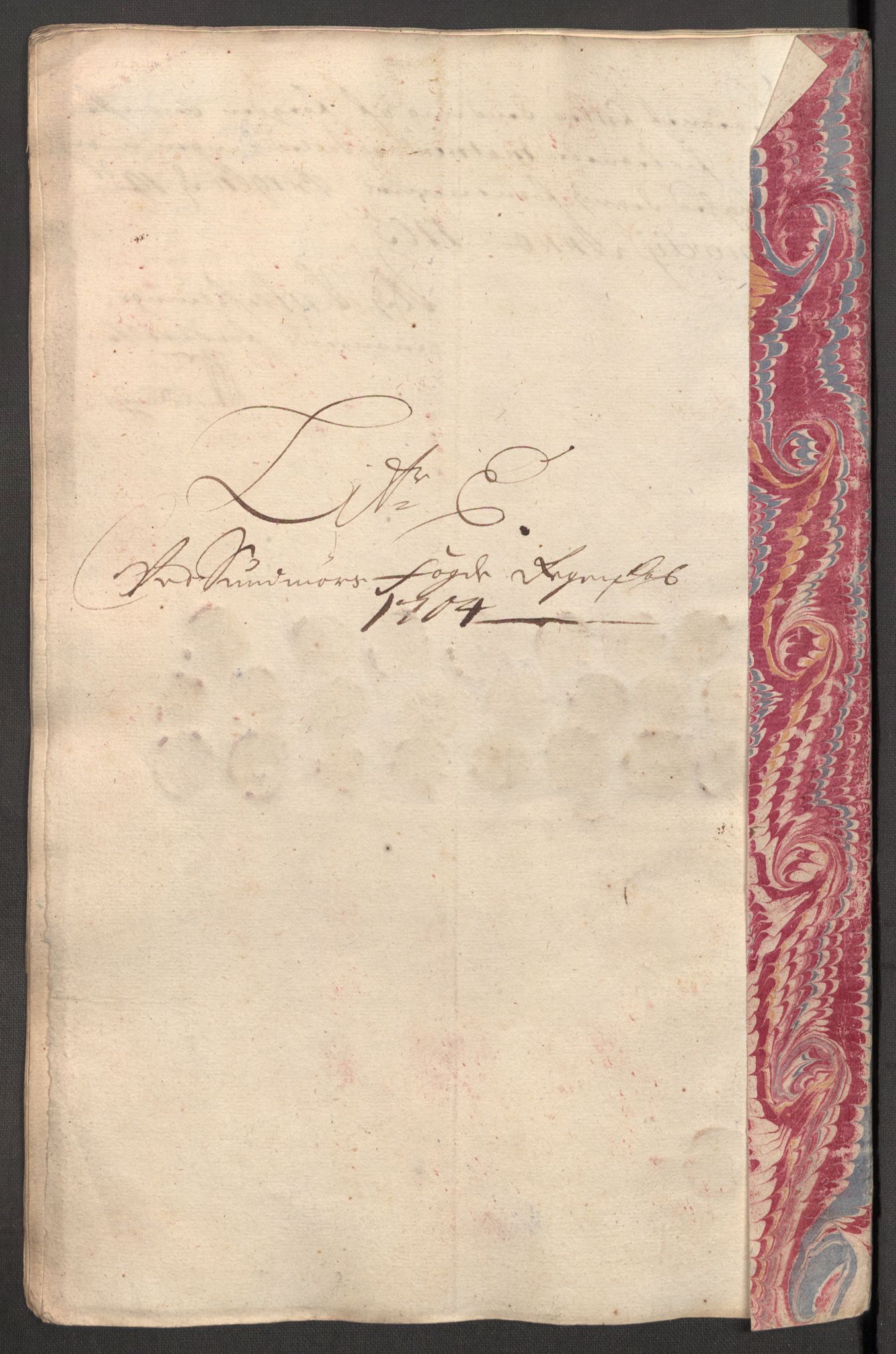 Rentekammeret inntil 1814, Reviderte regnskaper, Fogderegnskap, AV/RA-EA-4092/R54/L3560: Fogderegnskap Sunnmøre, 1704-1705, p. 72