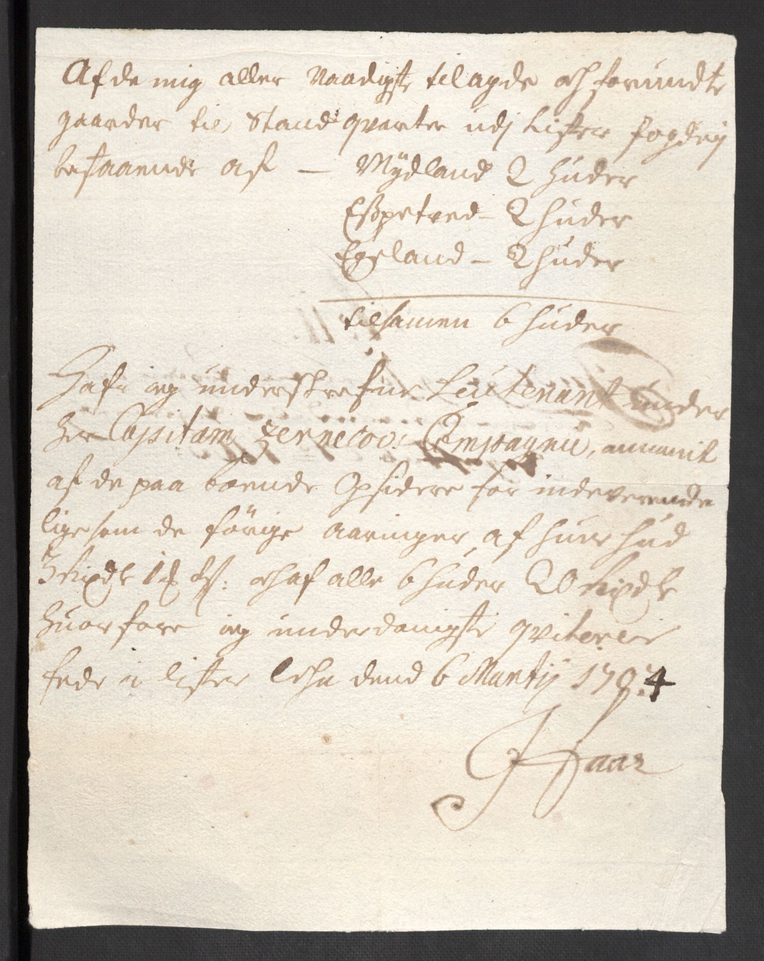 Rentekammeret inntil 1814, Reviderte regnskaper, Fogderegnskap, RA/EA-4092/R43/L2550: Fogderegnskap Lista og Mandal, 1703-1704, p. 80