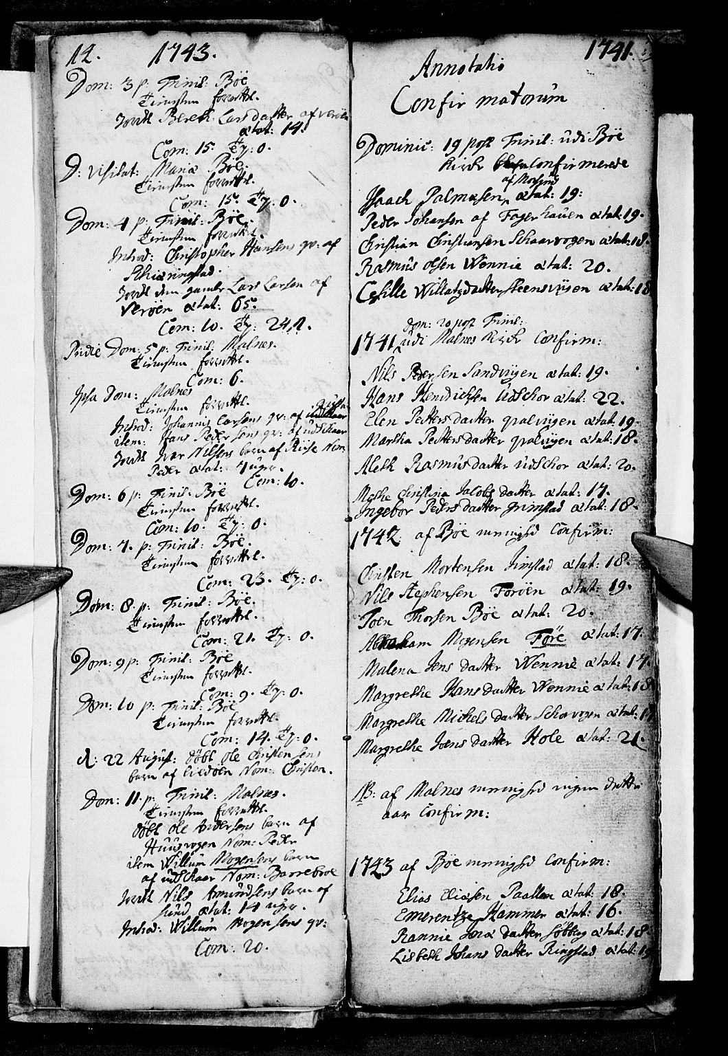 Ministerialprotokoller, klokkerbøker og fødselsregistre - Nordland, AV/SAT-A-1459/891/L1296: Parish register (official) no. 891A01, 1741-1784, p. 14