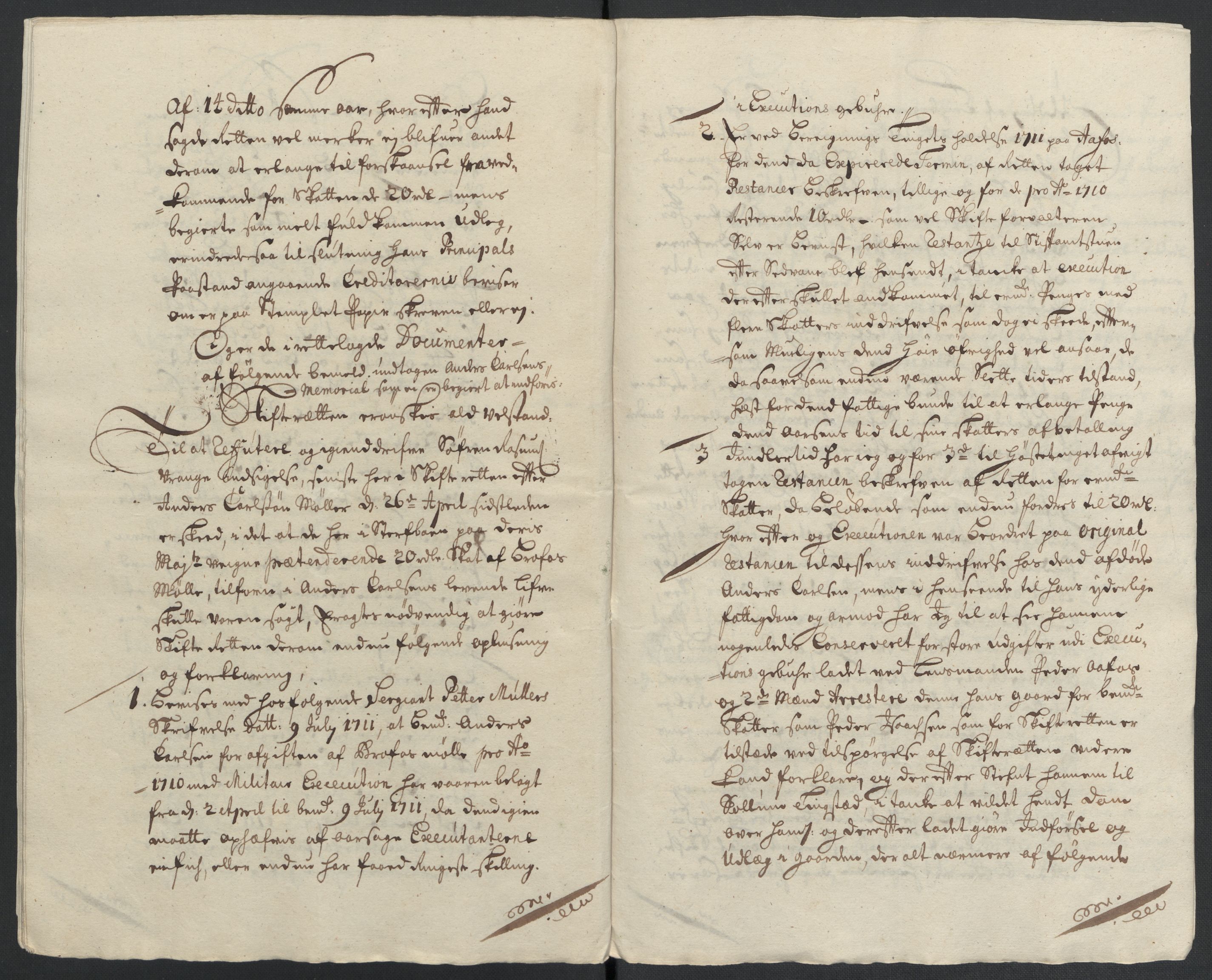 Rentekammeret inntil 1814, Reviderte regnskaper, Fogderegnskap, AV/RA-EA-4092/R36/L2120: Fogderegnskap Øvre og Nedre Telemark og Bamble, 1711, p. 304