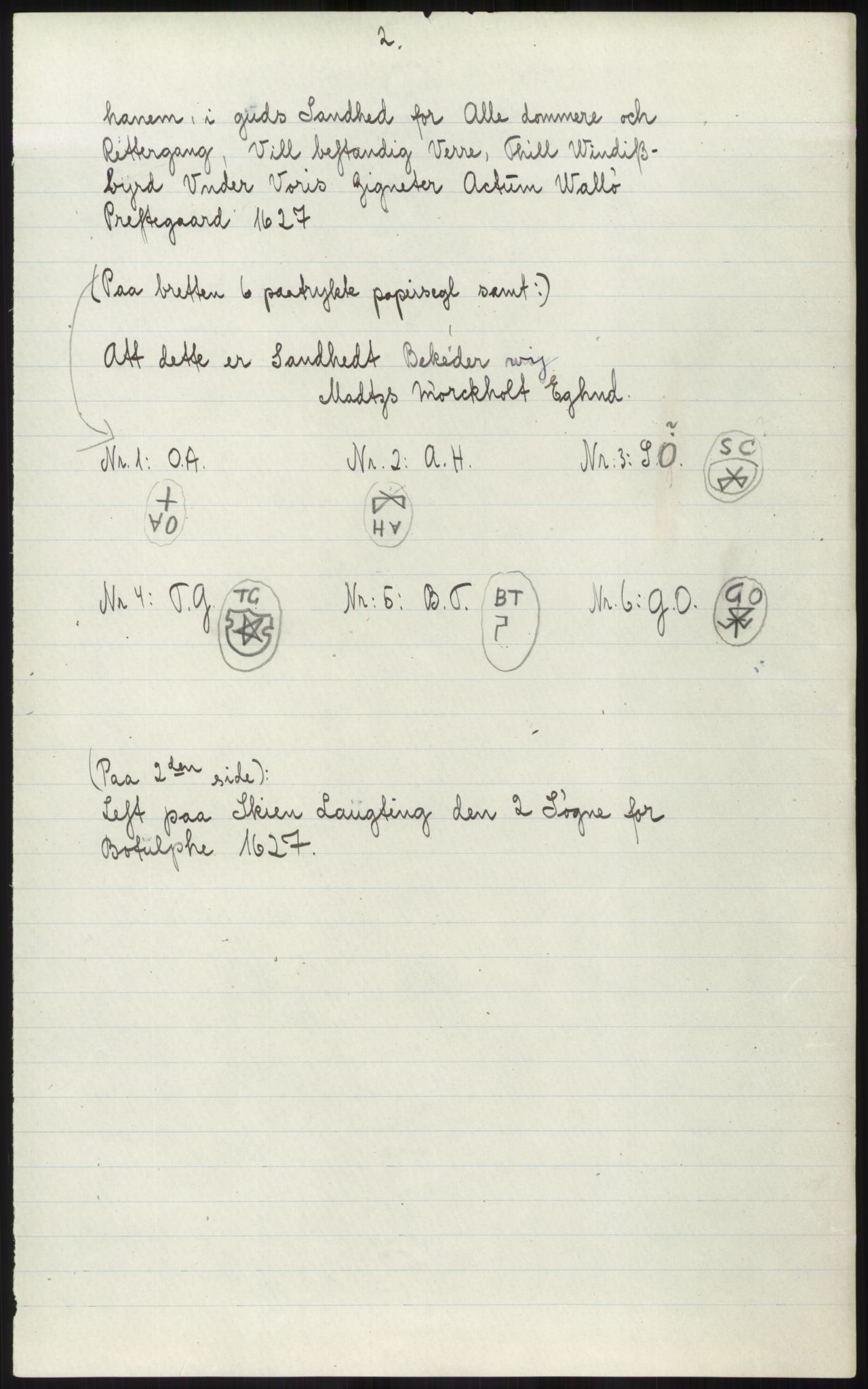 Samlinger til kildeutgivelse, Diplomavskriftsamlingen, AV/RA-EA-4053/H/Ha, p. 1337