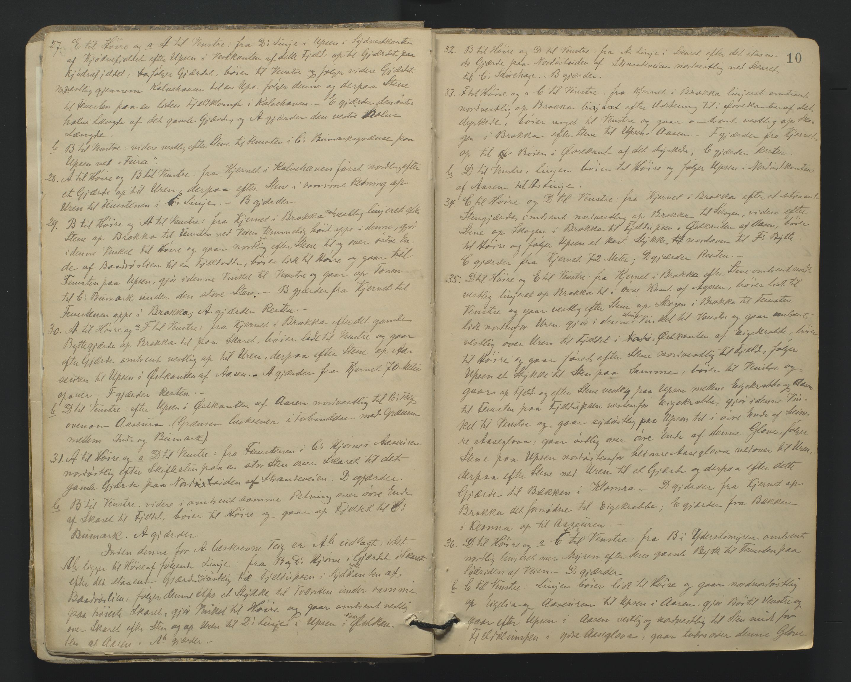 Utskiftningsformannen i Lister og Mandal amt, AV/SAK-1541-0003/F/Fa/Faa/L0020: Utskiftningsprotokoll med register nr 20, 1893-1895, p. 9b-10a