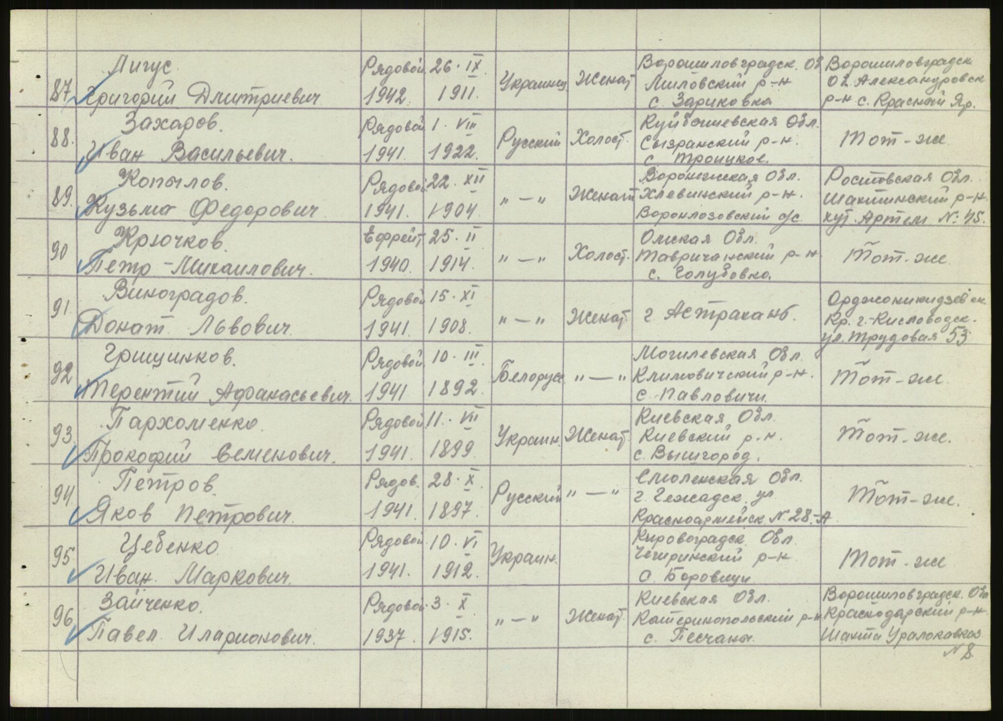 Flyktnings- og fangedirektoratet, Repatrieringskontoret, AV/RA-S-1681/D/Db/L0020: Displaced Persons (DPs) og sivile tyskere, 1945-1948, p. 571