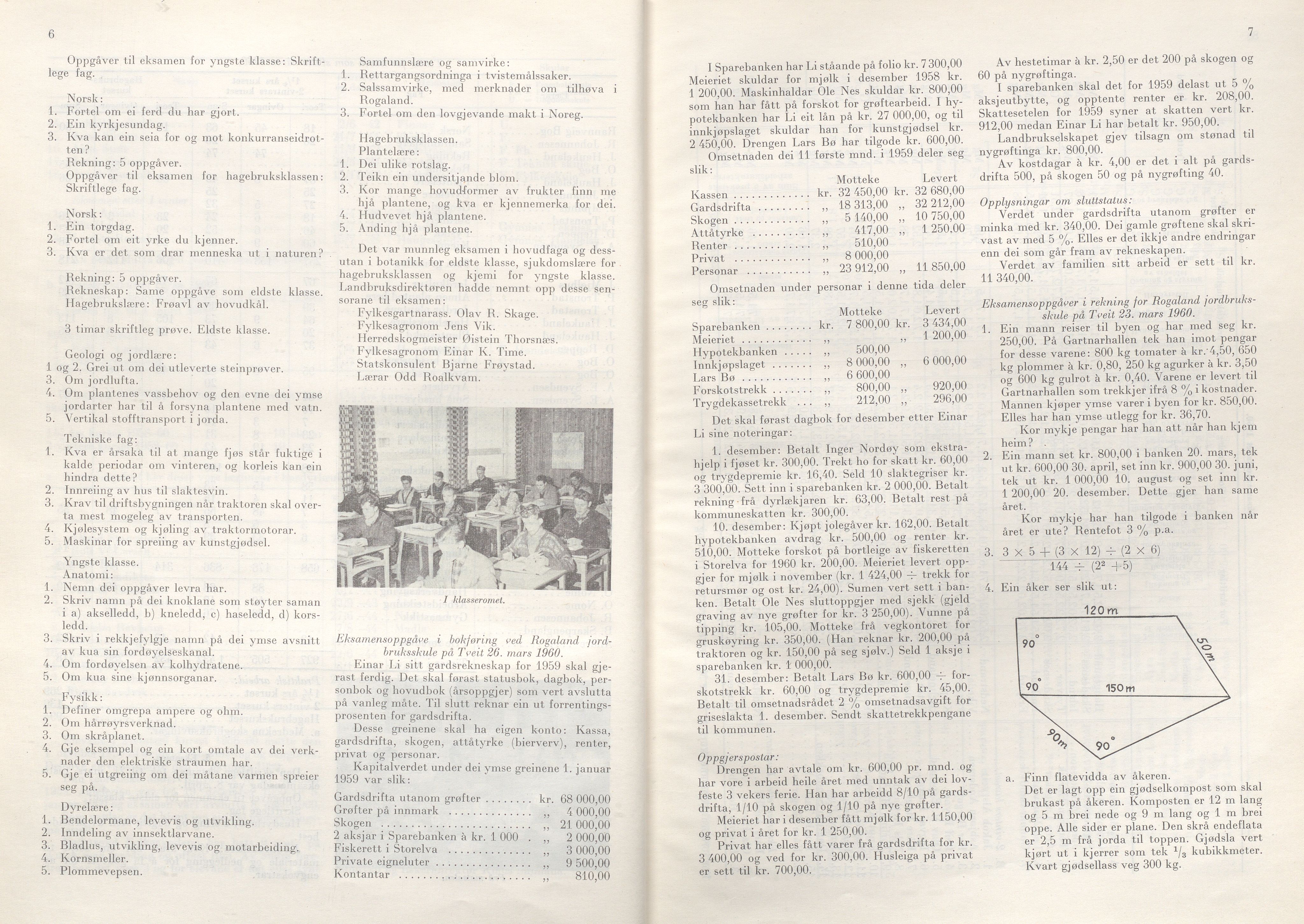 Rogaland fylkeskommune - Fylkesrådmannen , IKAR/A-900/A/Aa/Aaa/L0081: Møtebok , 1961, p. 6-7