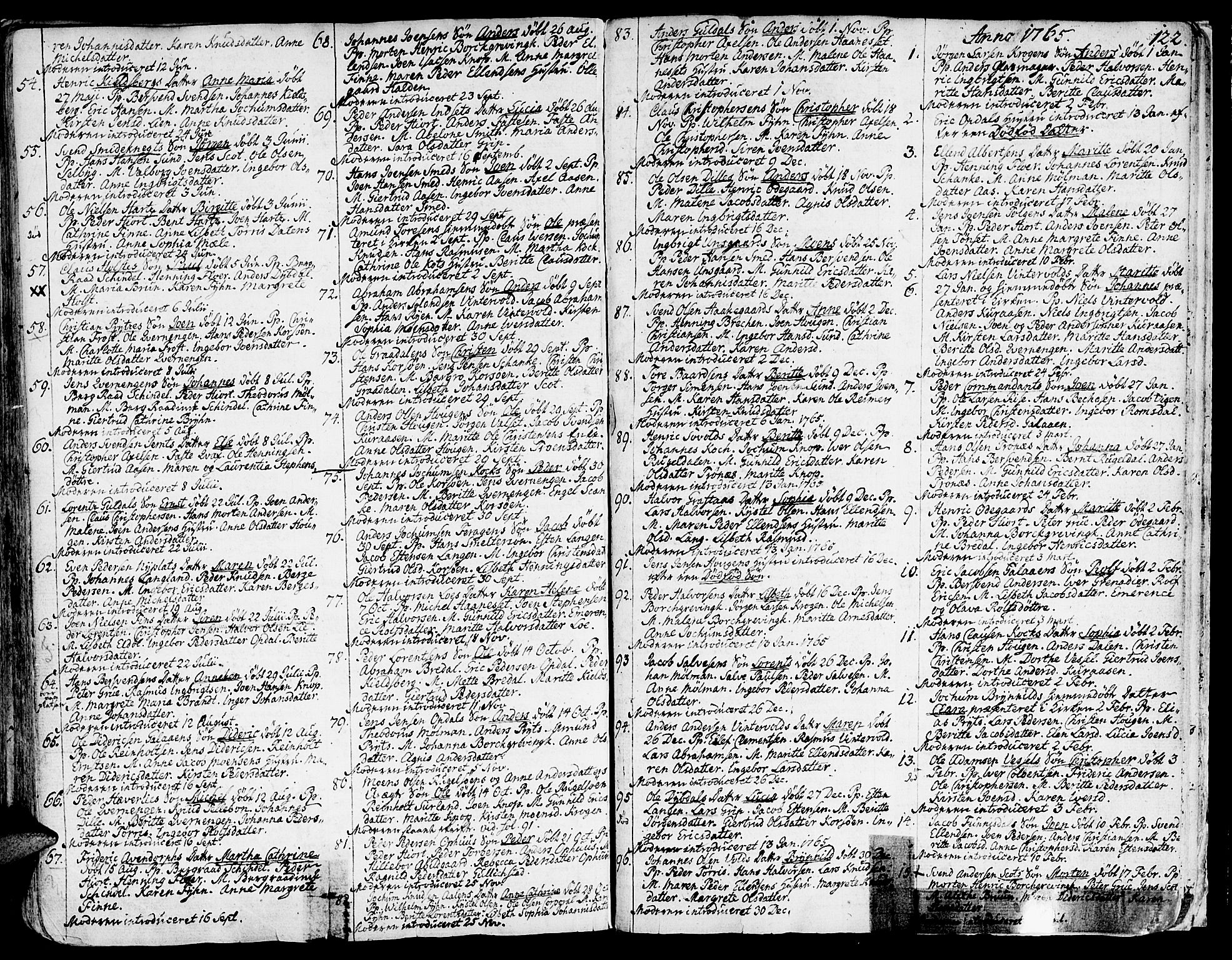 Ministerialprotokoller, klokkerbøker og fødselsregistre - Sør-Trøndelag, AV/SAT-A-1456/681/L0925: Parish register (official) no. 681A03, 1727-1766, p. 122