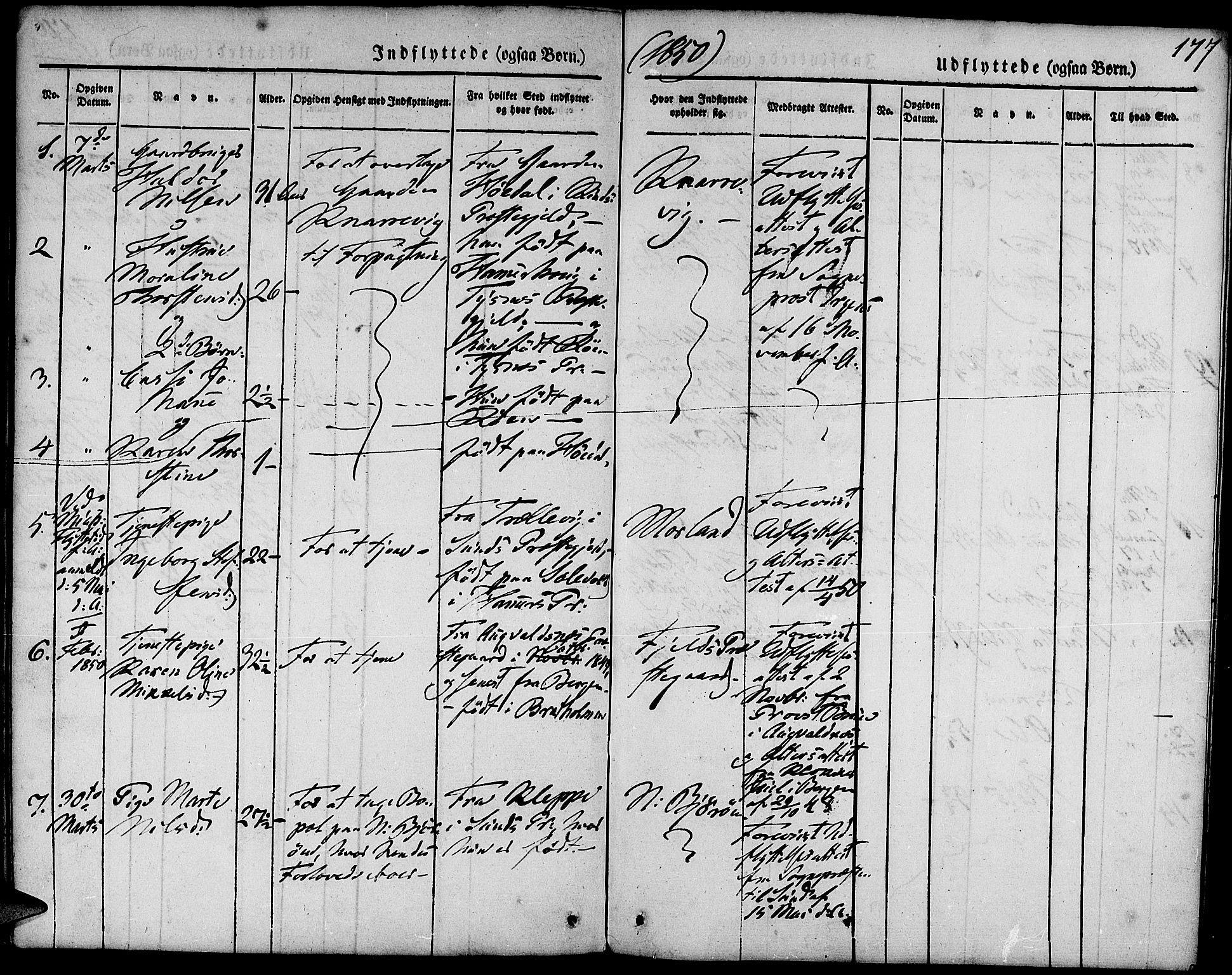 Fjell sokneprestembete, AV/SAB-A-75301/H/Haa: Parish register (official) no. A 1, 1835-1850, p. 177