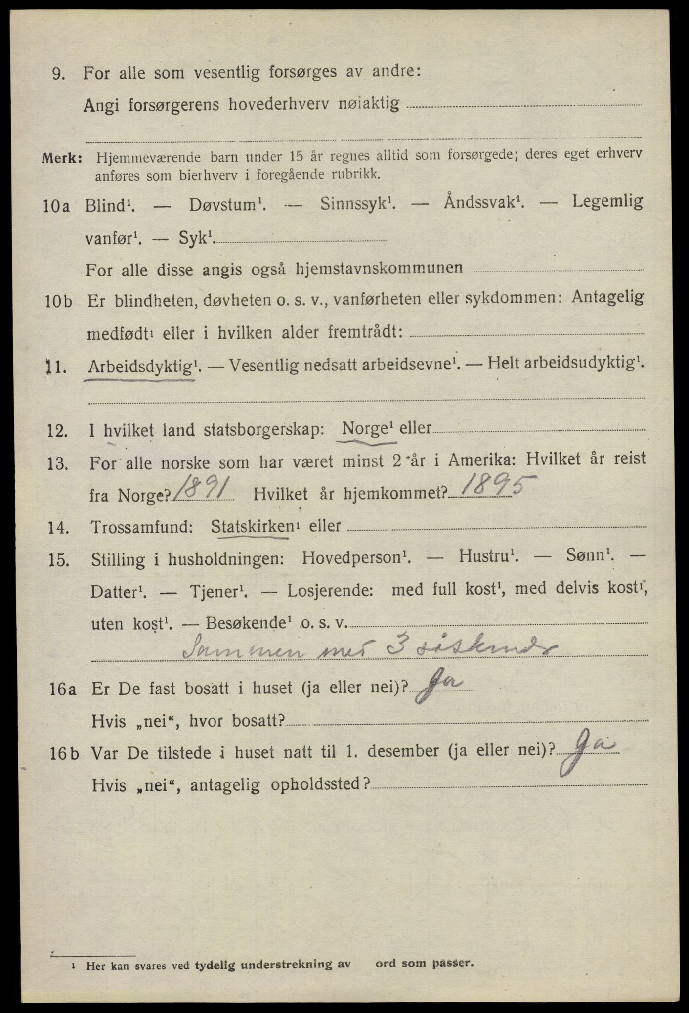 SAO, 1920 census for Lørenskog, 1920, p. 2260