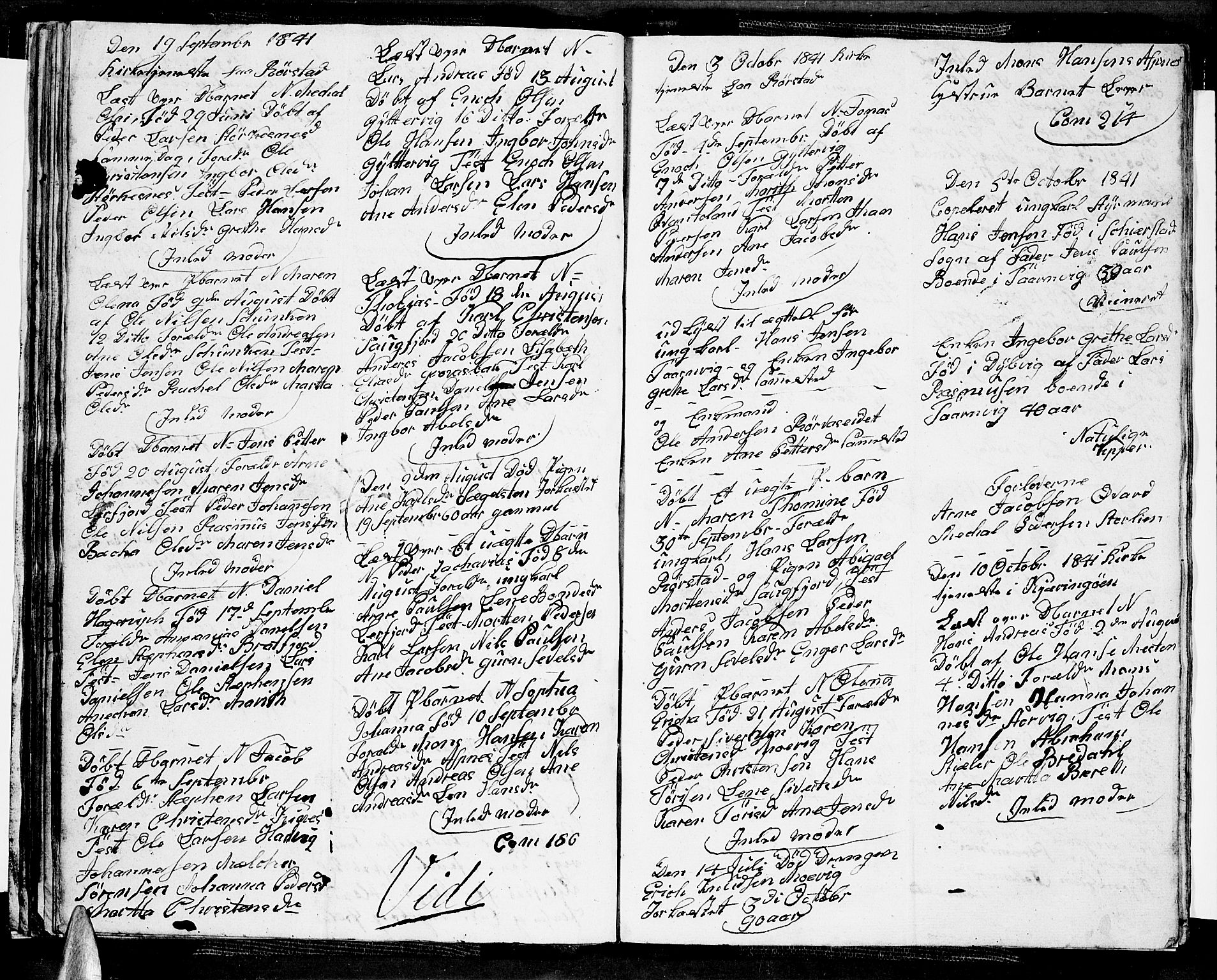 Ministerialprotokoller, klokkerbøker og fødselsregistre - Nordland, SAT/A-1459/853/L0774: Parish register (copy) no. 853C02, 1836-1845