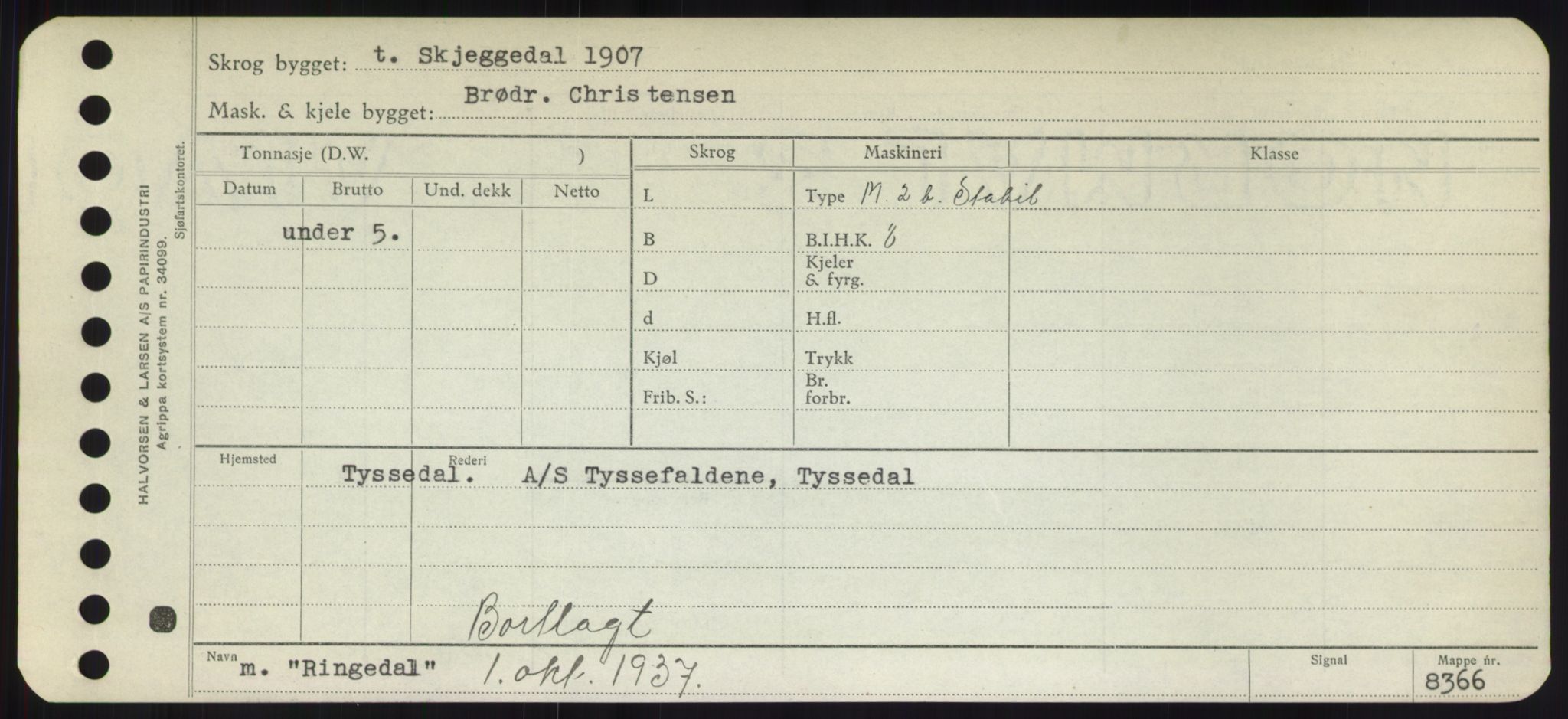 Sjøfartsdirektoratet med forløpere, Skipsmålingen, AV/RA-S-1627/H/Hd/L0030: Fartøy, Q-Riv, p. 557