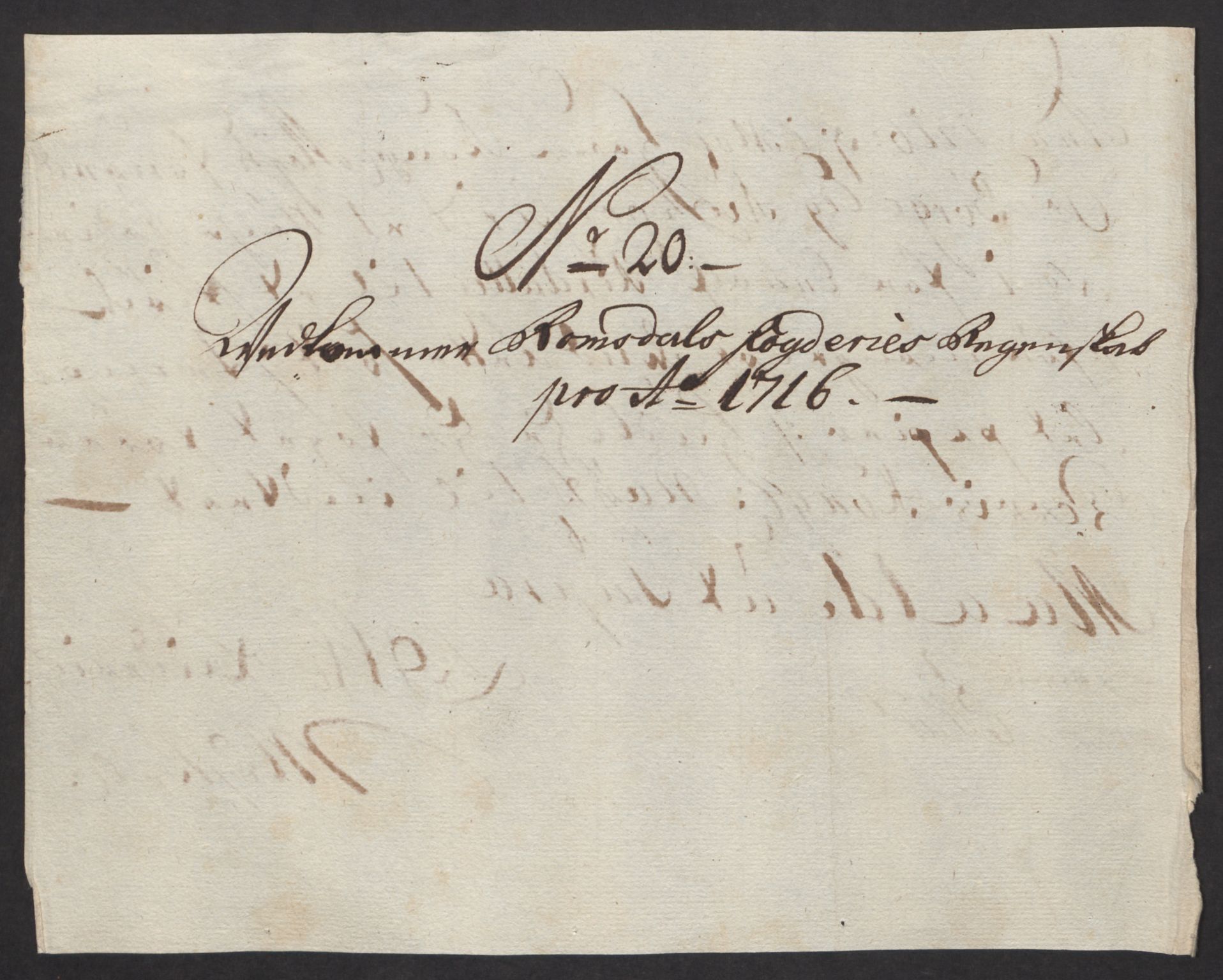 Rentekammeret inntil 1814, Reviderte regnskaper, Fogderegnskap, RA/EA-4092/R55/L3663: Fogderegnskap Romsdal, 1715-1716, p. 422