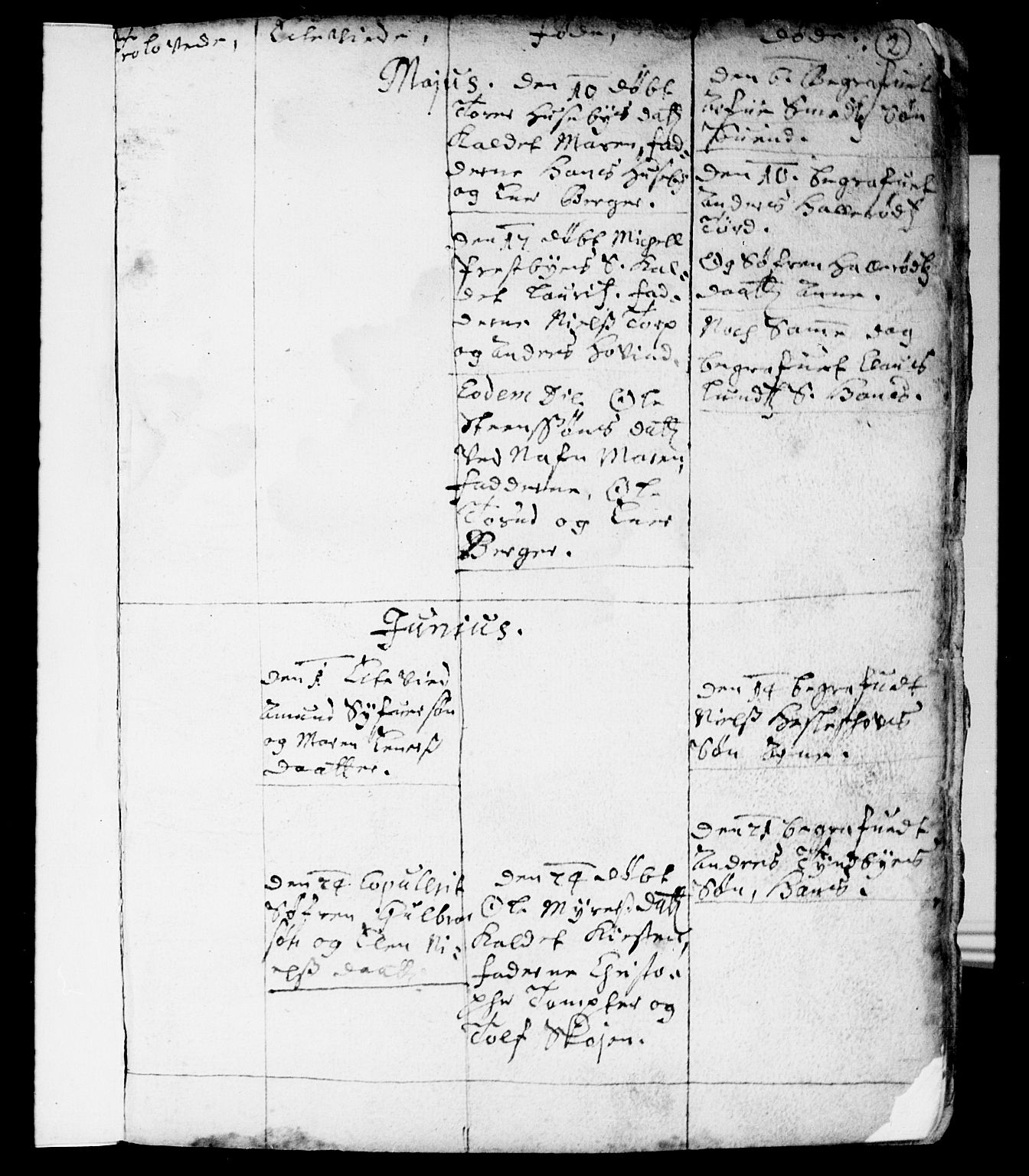 Spydeberg prestekontor Kirkebøker, AV/SAO-A-10924/F/Fa/L0001: Parish register (official) no. I 1, 1696-1738, p. 2