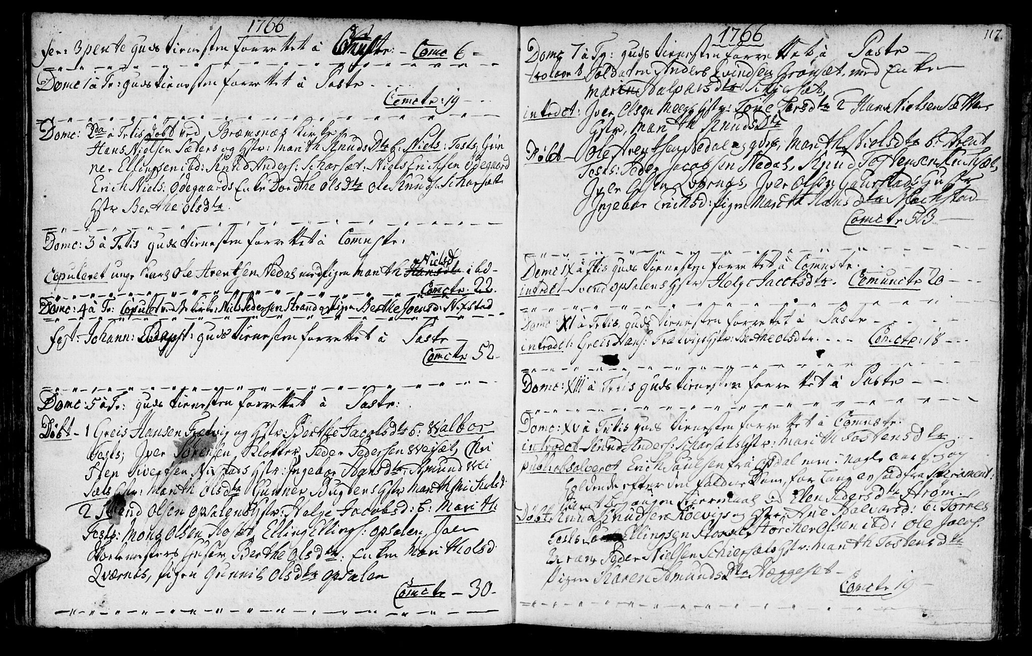 Ministerialprotokoller, klokkerbøker og fødselsregistre - Møre og Romsdal, AV/SAT-A-1454/568/L0798: Parish register (official) no. 568A07, 1753-1780, p. 116-117