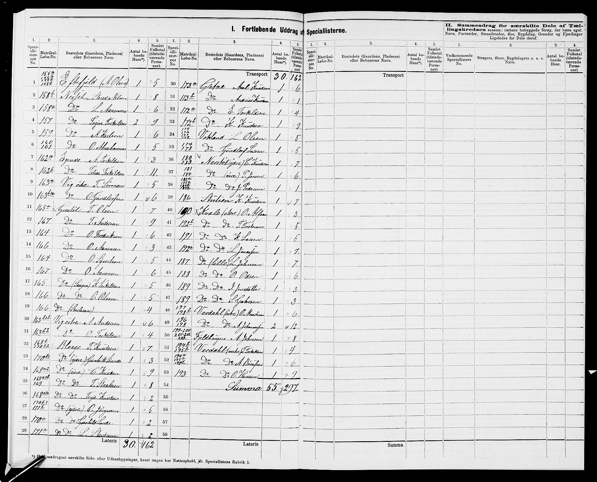 SAK, 1875 census for 1034P Hægebostad, 1875, p. 31