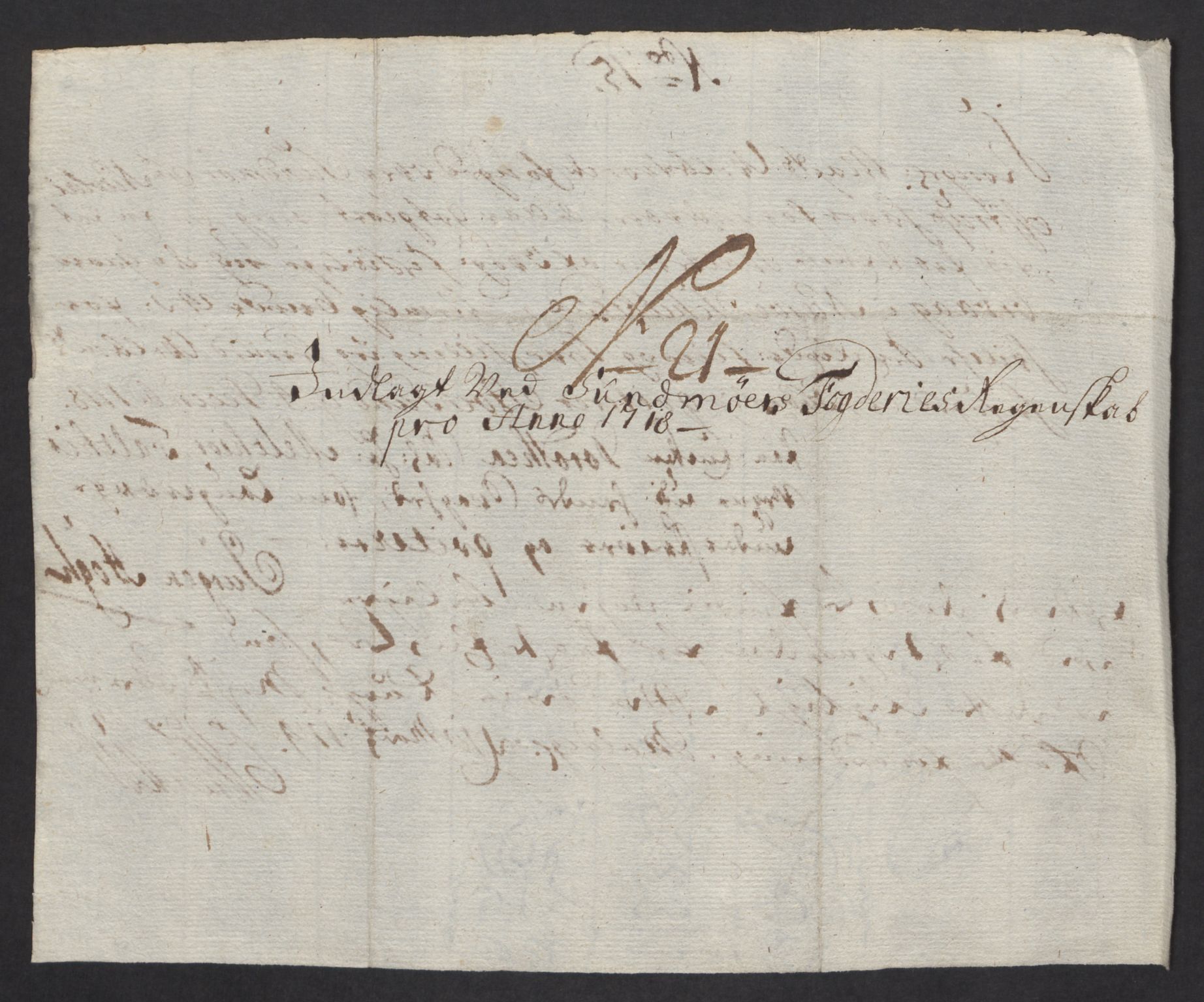 Rentekammeret inntil 1814, Reviderte regnskaper, Fogderegnskap, AV/RA-EA-4092/R54/L3570: Fogderegnskap Sunnmøre, 1718, p. 146