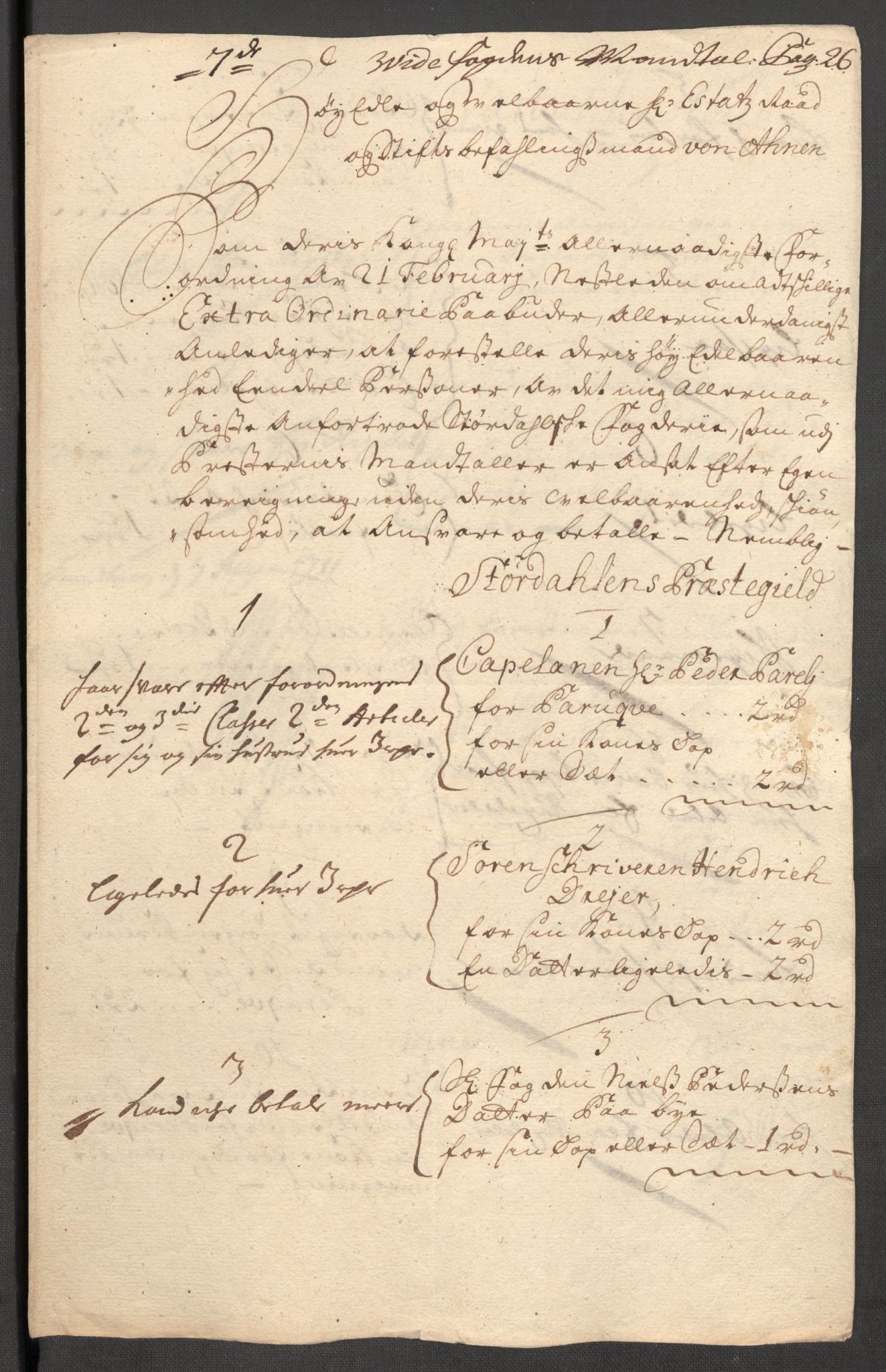 Rentekammeret inntil 1814, Reviderte regnskaper, Fogderegnskap, AV/RA-EA-4092/R62/L4201: Fogderegnskap Stjørdal og Verdal, 1711, p. 501