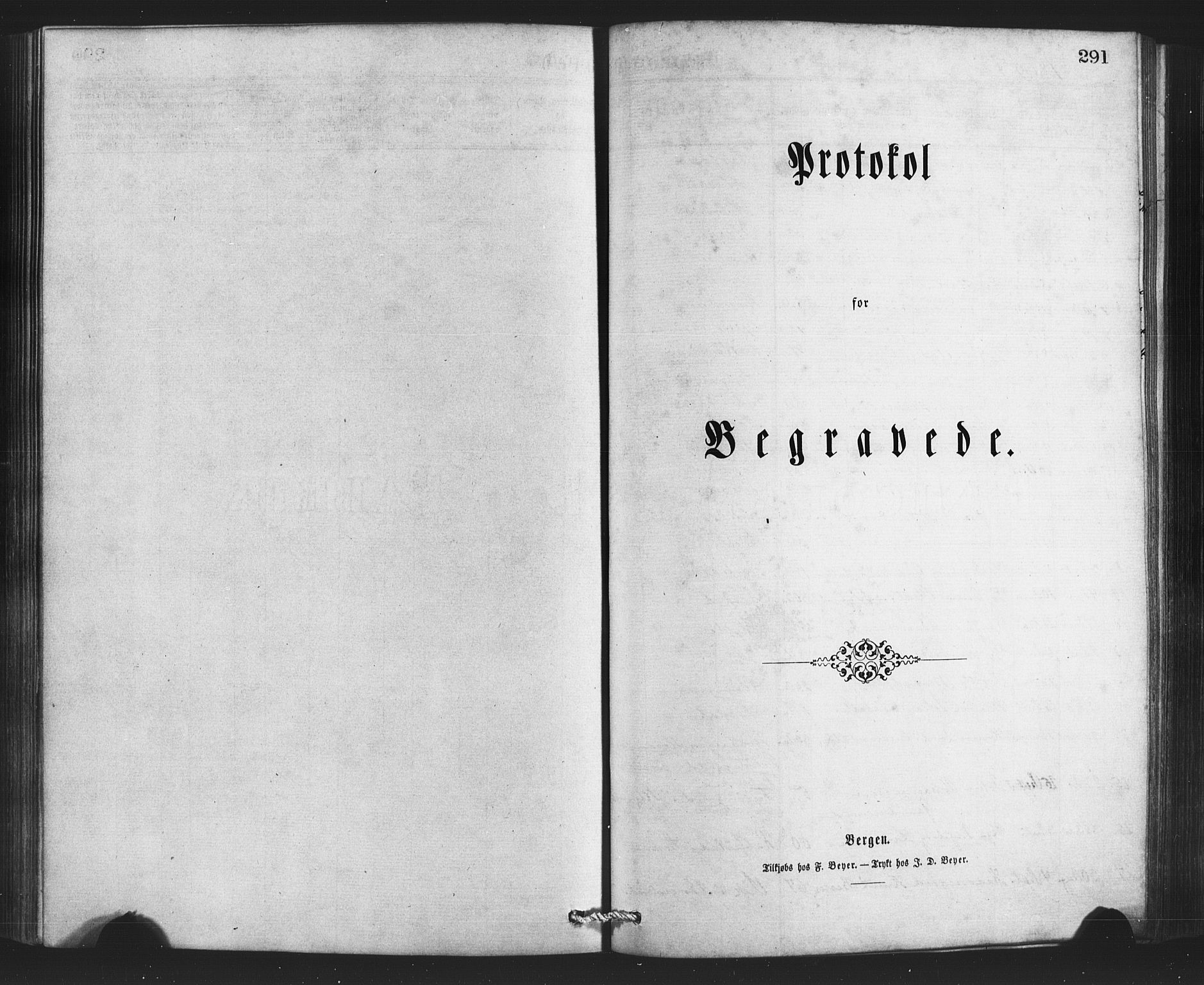 Bruvik Sokneprestembete, SAB/A-74701/H/Haa: Parish register (official) no. A 1, 1869-1877, p. 291