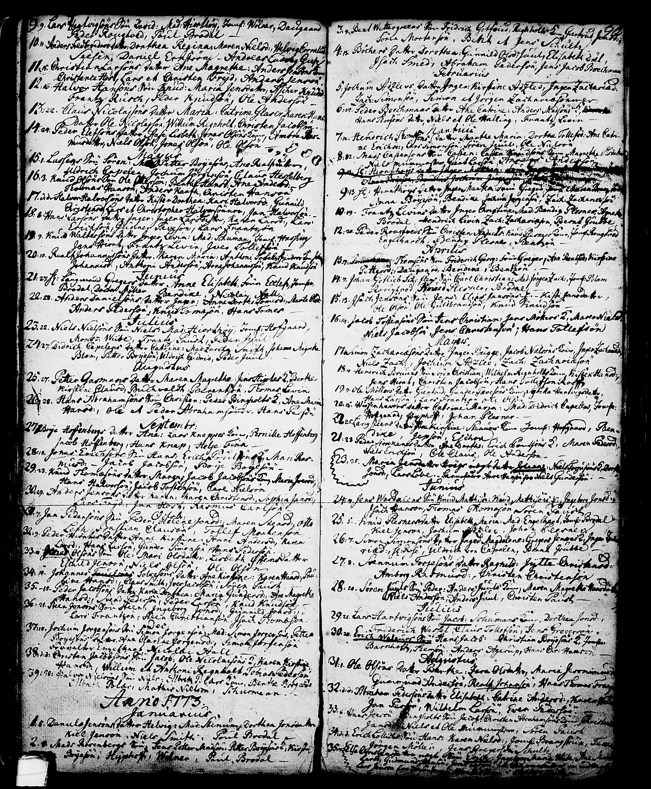 Skien kirkebøker, SAKO/A-302/G/Ga/L0001: Parish register (copy) no. 1, 1756-1791, p. 90