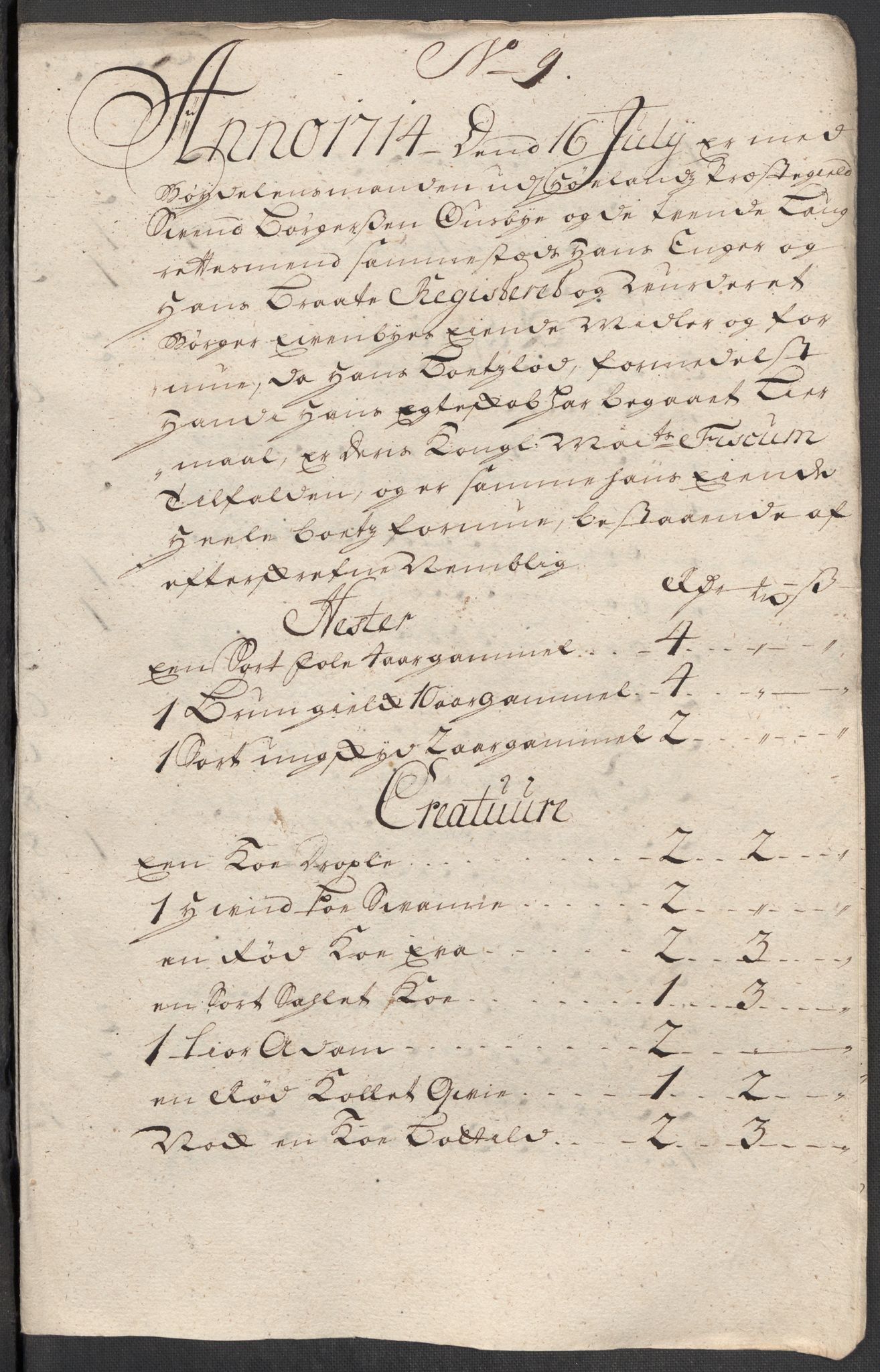 Rentekammeret inntil 1814, Reviderte regnskaper, Fogderegnskap, AV/RA-EA-4092/R11/L0596: Fogderegnskap Nedre Romerike, 1714, p. 267