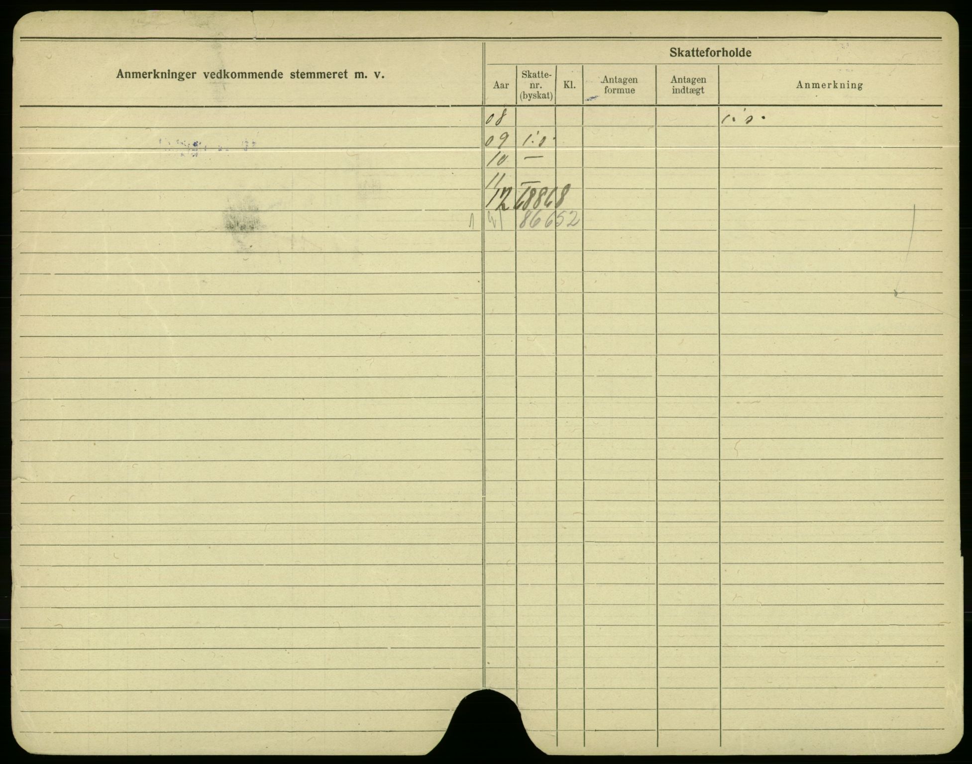 Oslo folkeregister, Registerkort, SAO/A-11715/F/Fa/Fac/L0003: Menn, 1906-1914, p. 901b