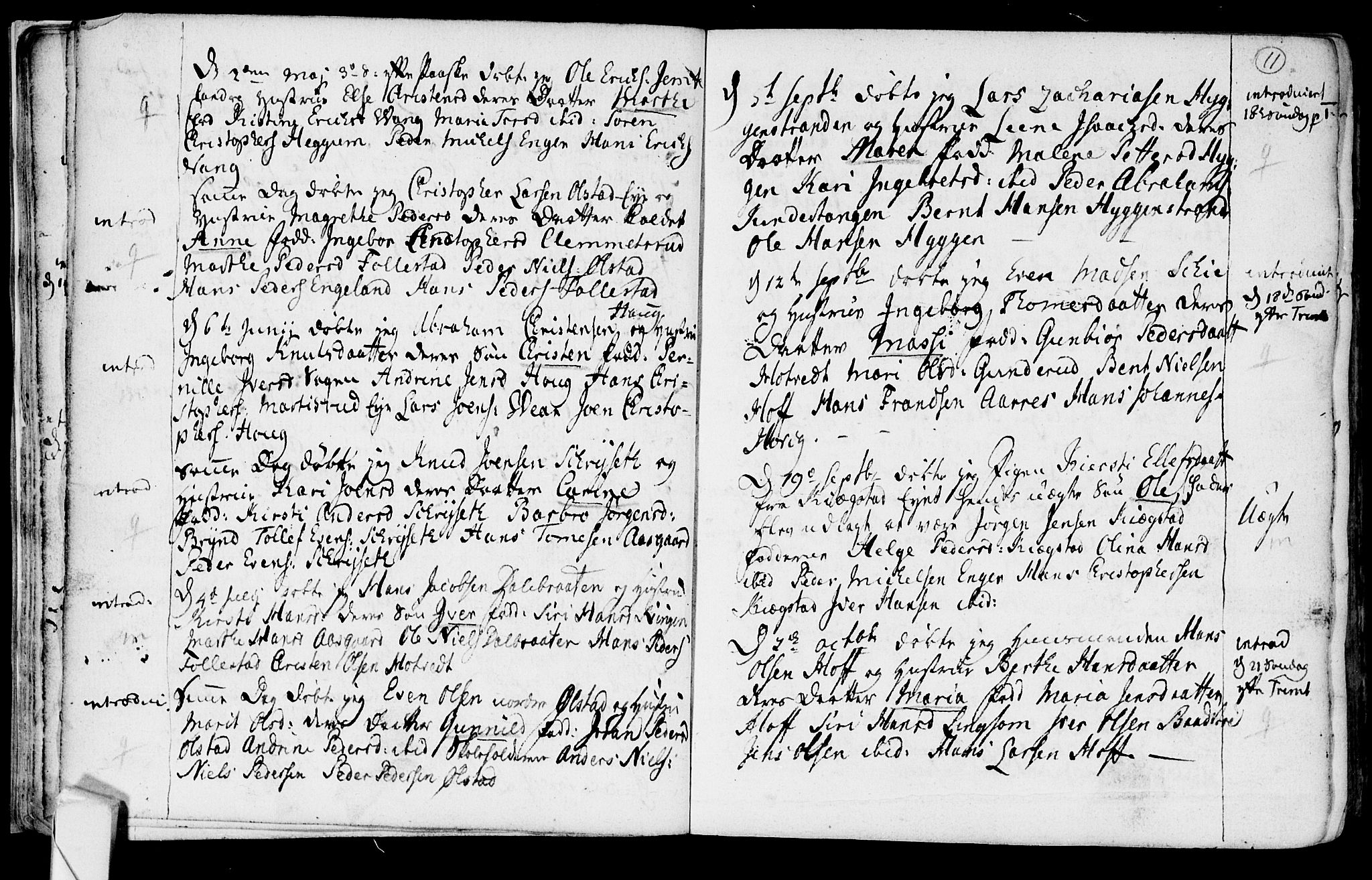 Røyken kirkebøker, AV/SAKO-A-241/F/Fa/L0003: Parish register (official) no. 3, 1782-1813, p. 11