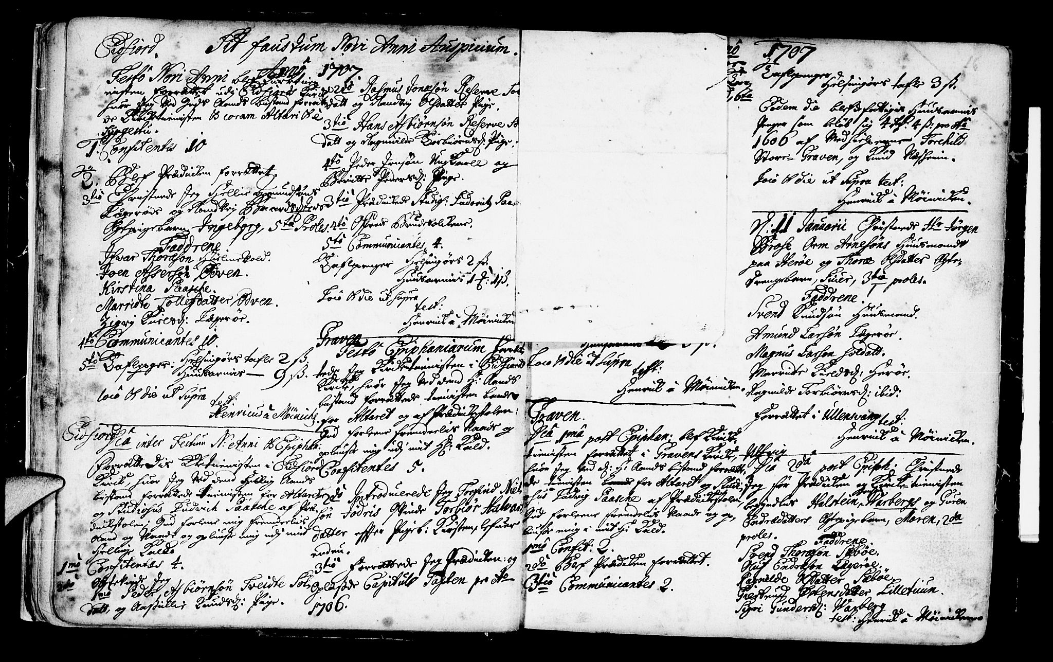 Ulvik sokneprestembete, SAB/A-78801/H/Haa: Parish register (official) no.  A 3, 1706-1715, p. 16