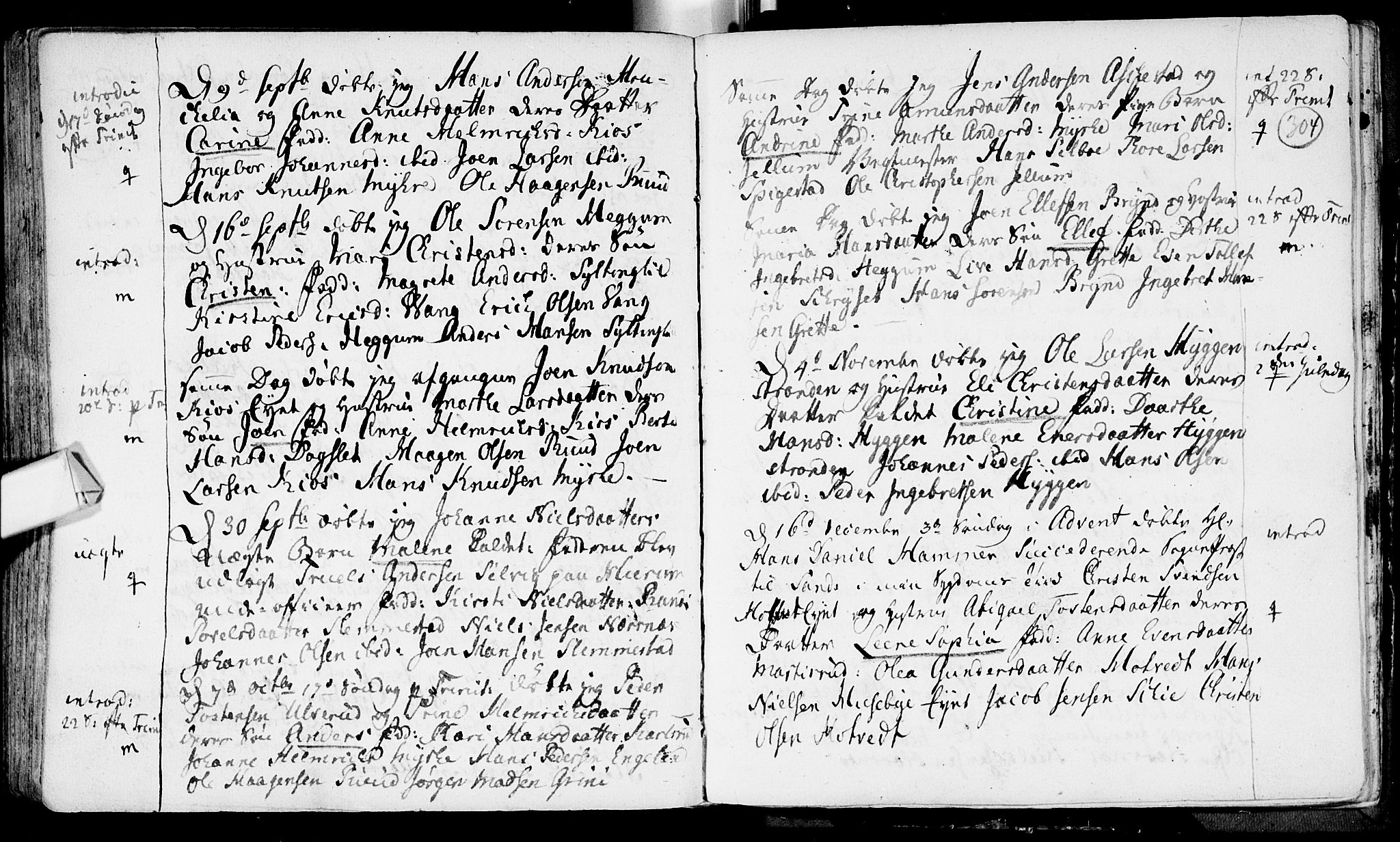 Røyken kirkebøker, SAKO/A-241/F/Fa/L0002: Parish register (official) no. 2, 1731-1782, p. 304