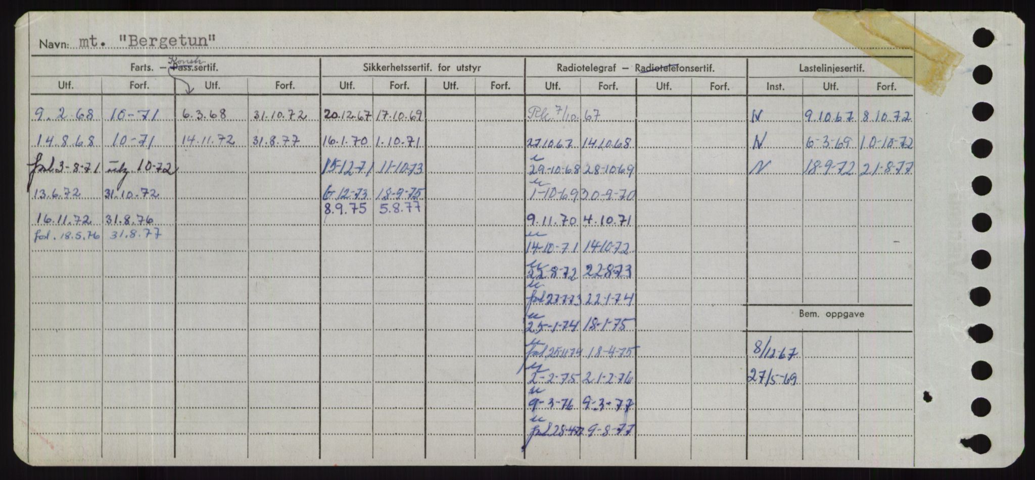 Sjøfartsdirektoratet med forløpere, Skipsmålingen, AV/RA-S-1627/H/Hd/L0003: Fartøy, B-Bev, p. 796